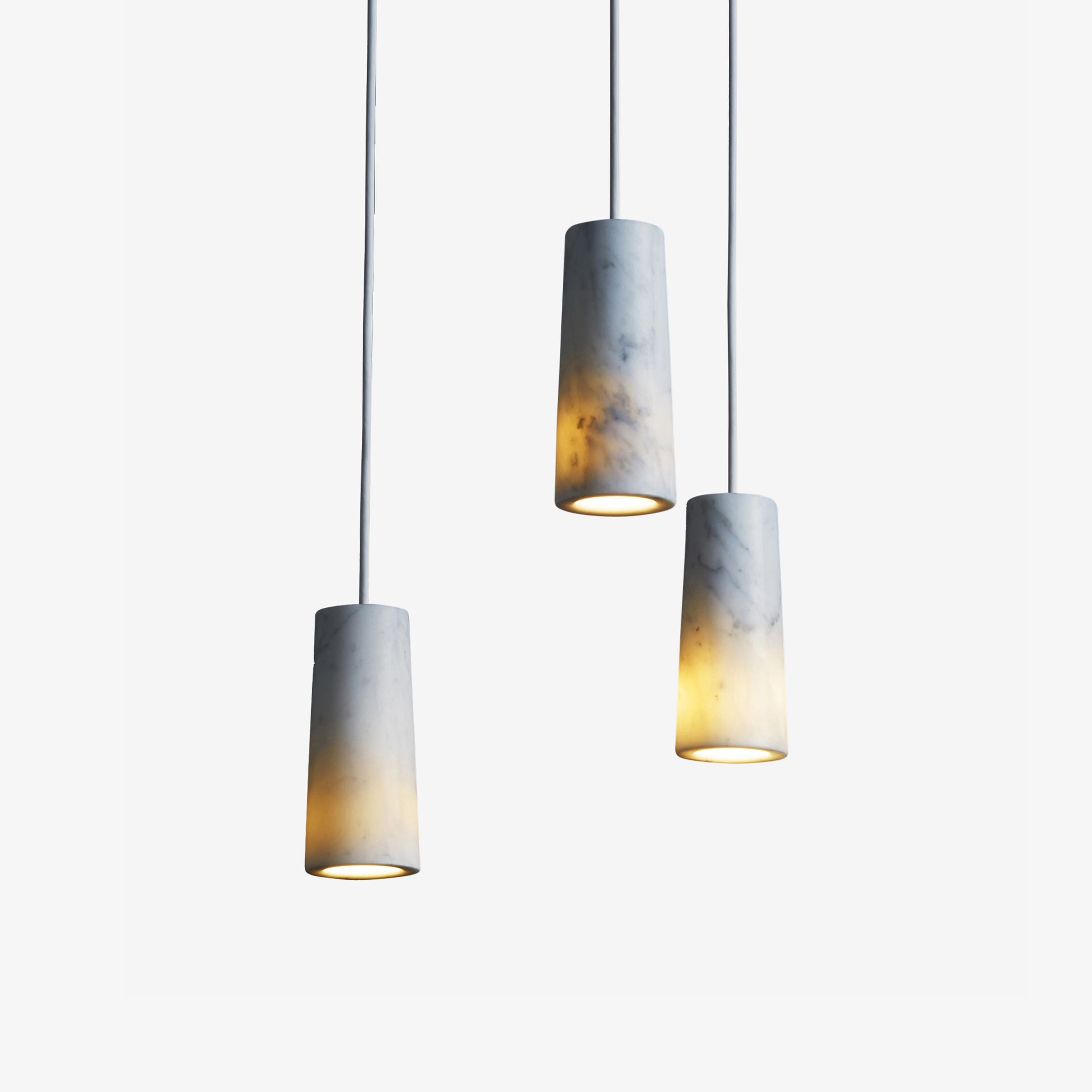 Core Pendant | Carrara Marble