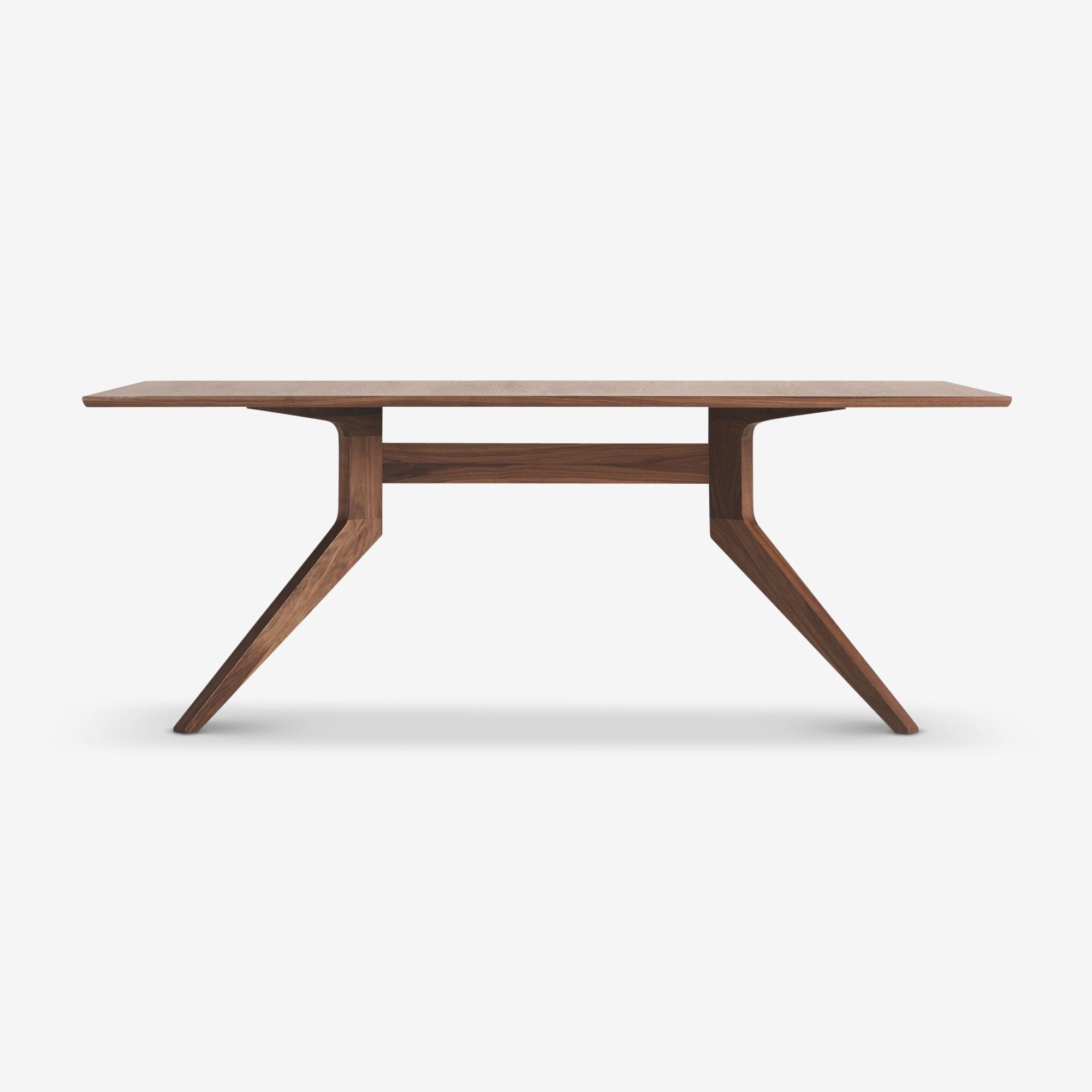Cross Fixed Table | Walnut