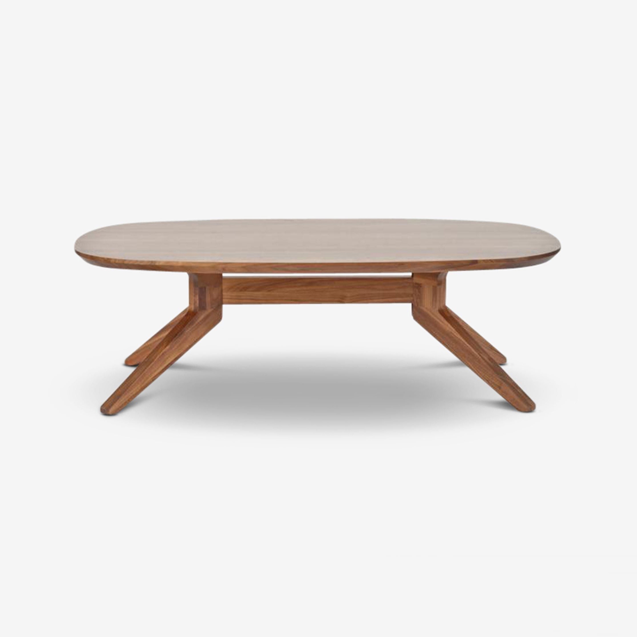 Afficher le produit Cross Oval Coffee Table | Walnut du fabricant Case Furniture