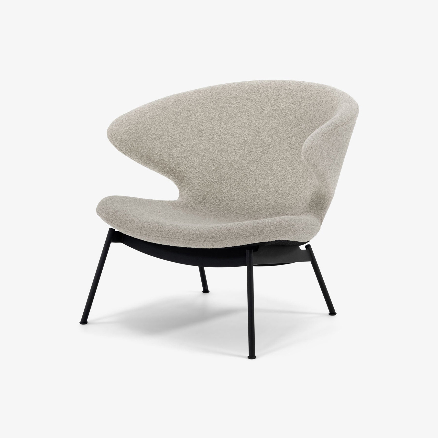 Ella Lounge Chair | Black / Chalk