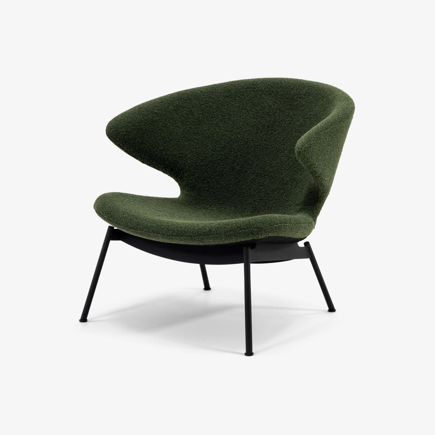 Display product Ella Lounge Chair | Black / Moss from manufacturer Case Furniture
