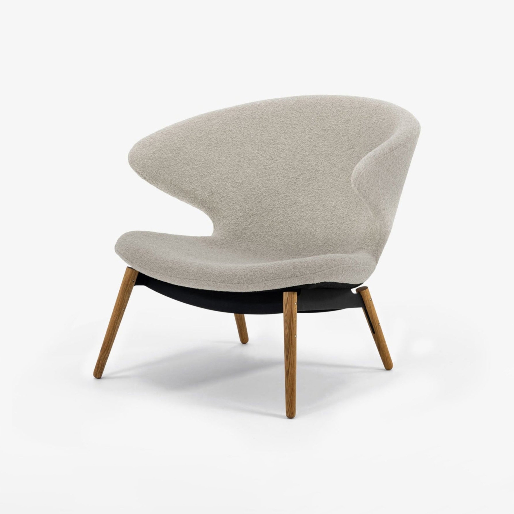 Ella Lounge Chair | Oak / Chalk