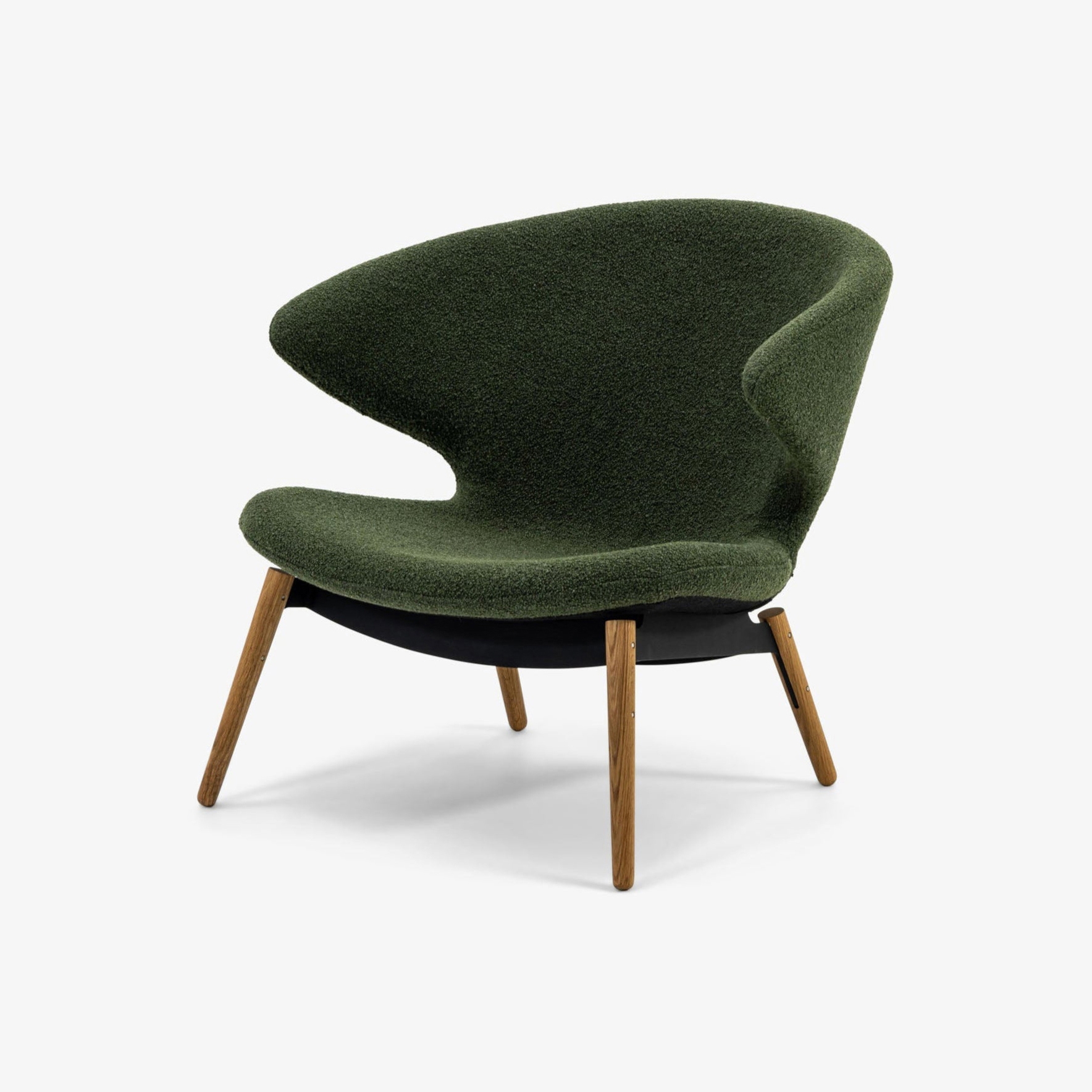 Ella Lounge Chair | Oak / Moss