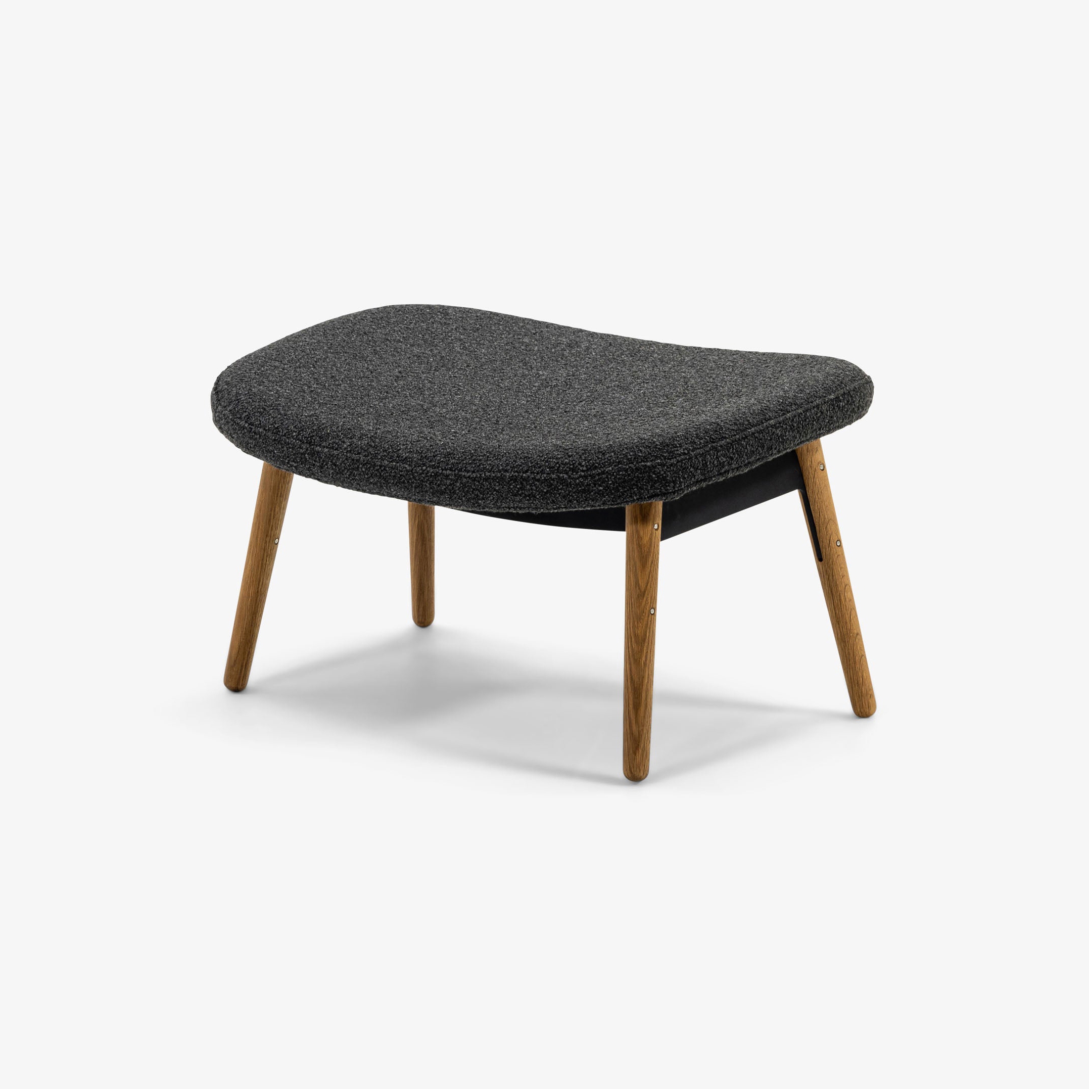 Ella Ottoman | Oak / Slate