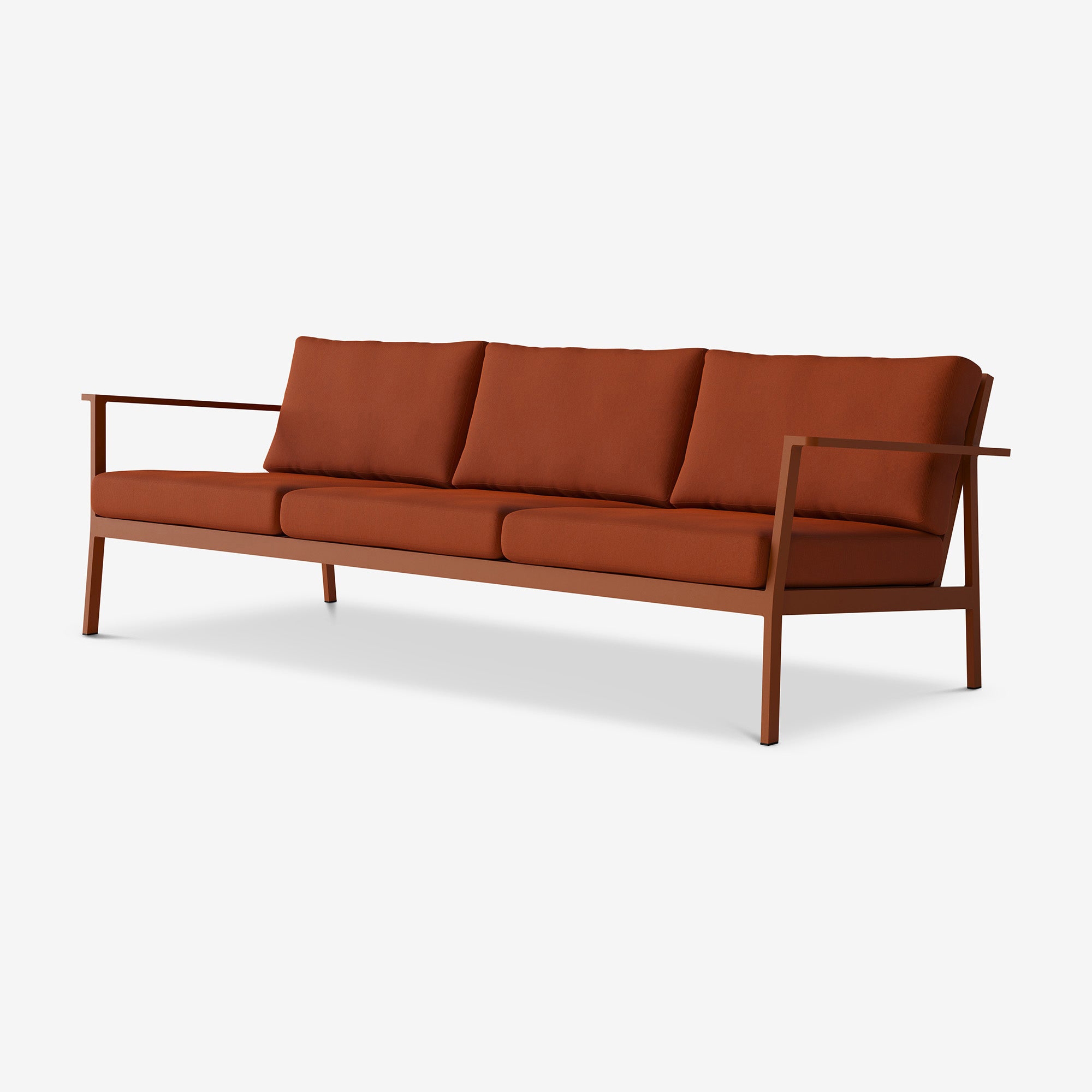 Eos 3-Seater Sofa | Rust