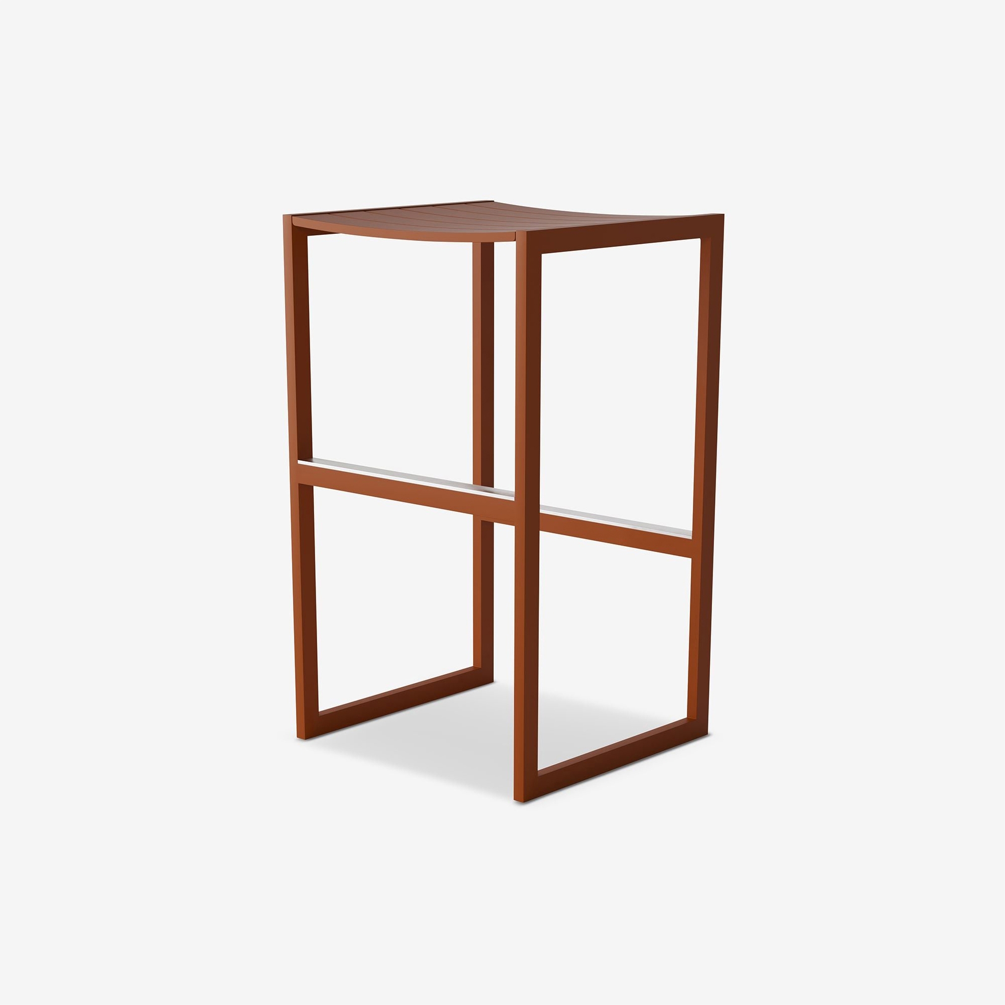 Eos Backless Bar Stool | Rust