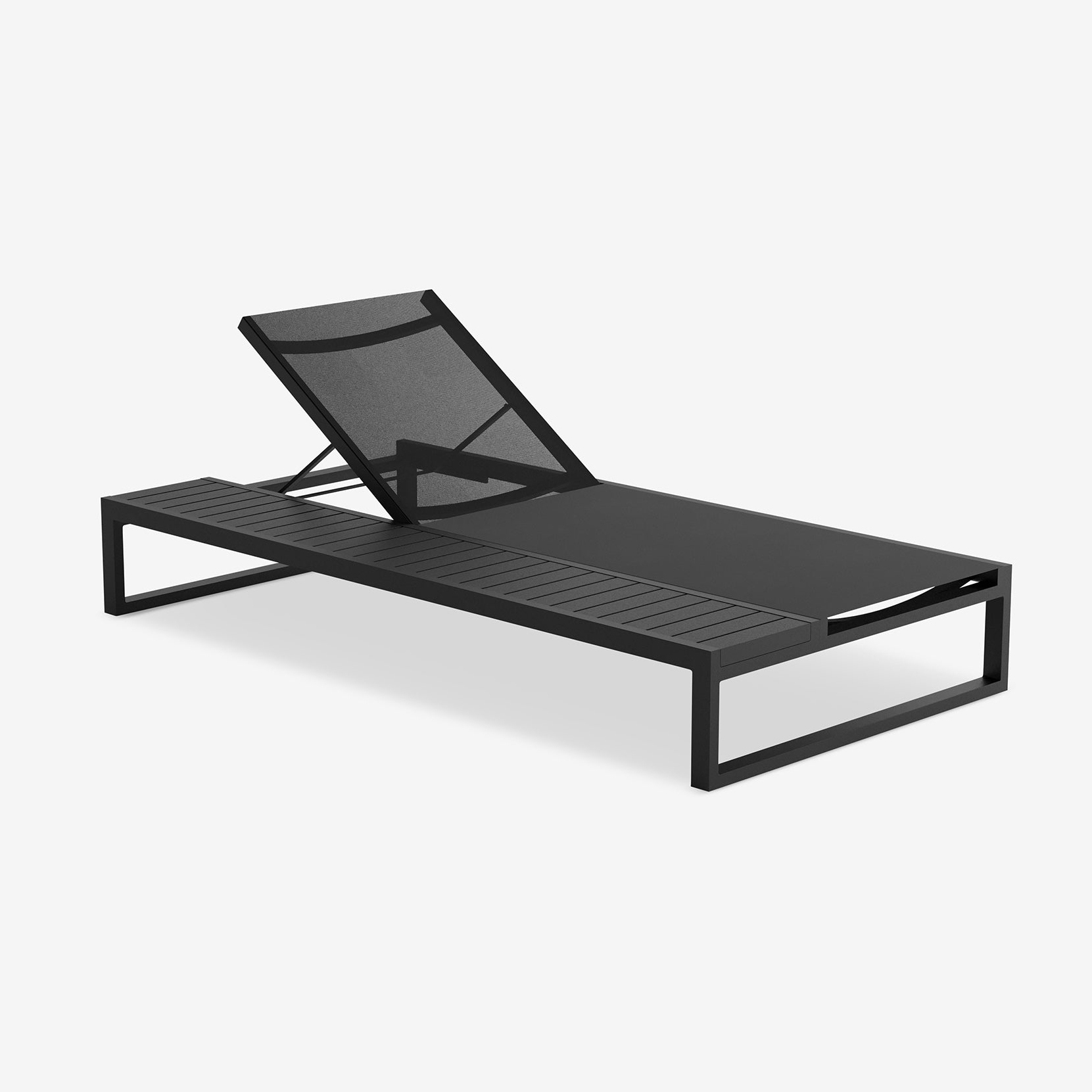 Mostrar el producto Eos Platform Lounger | Black del fabricante Case Furniture