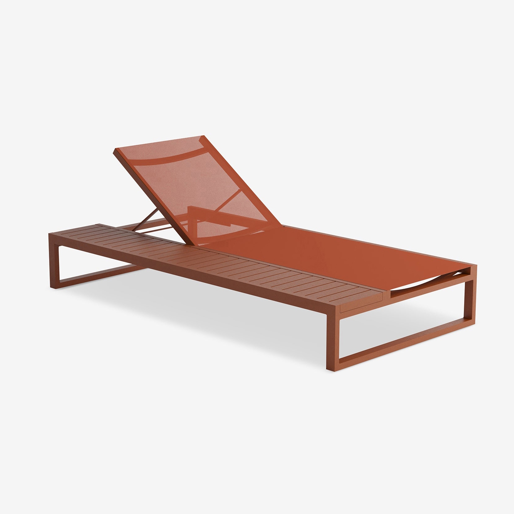 Eos Platform Lounger | Rust