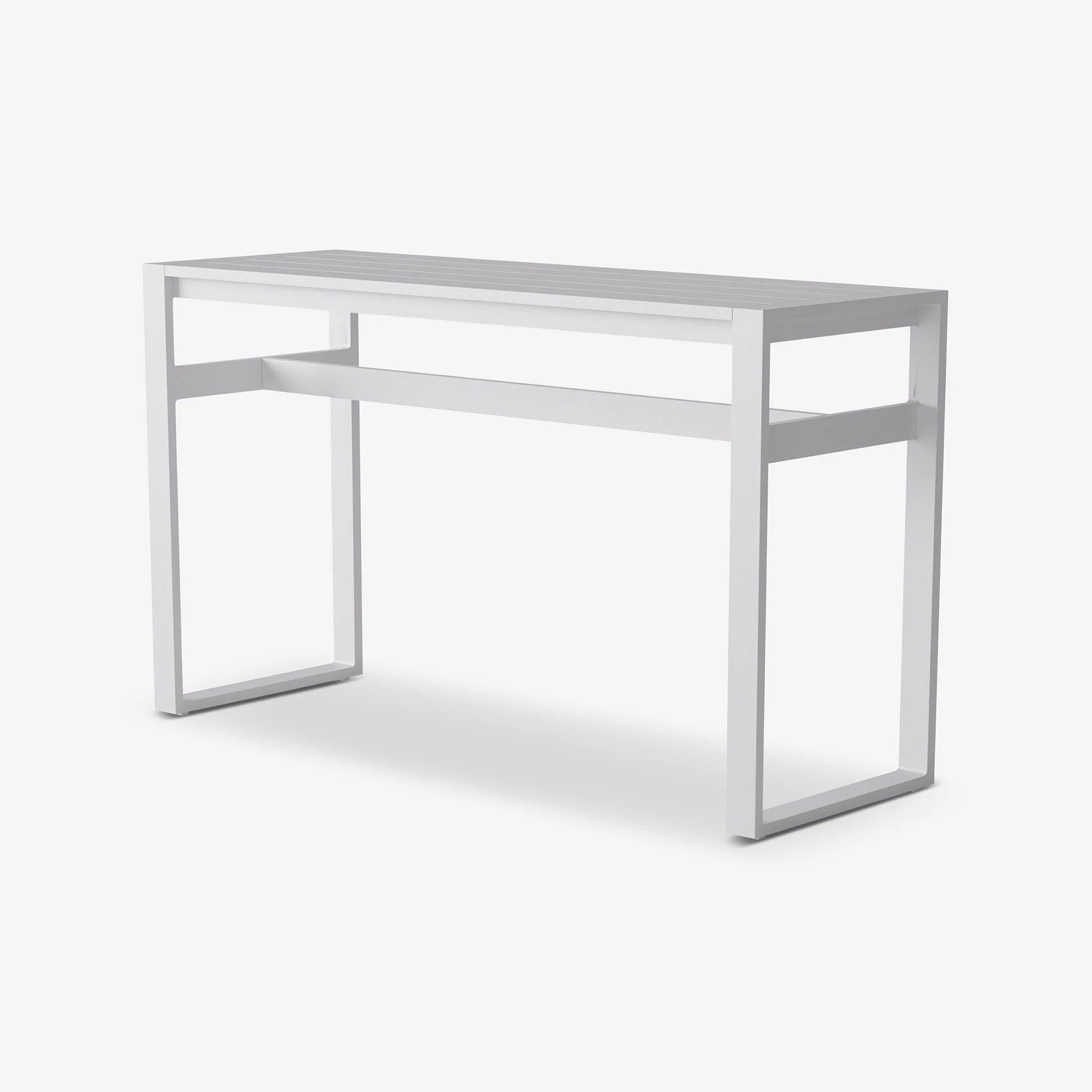 Display product Eos Rectangular Bar Table | White from manufacturer Case Furniture