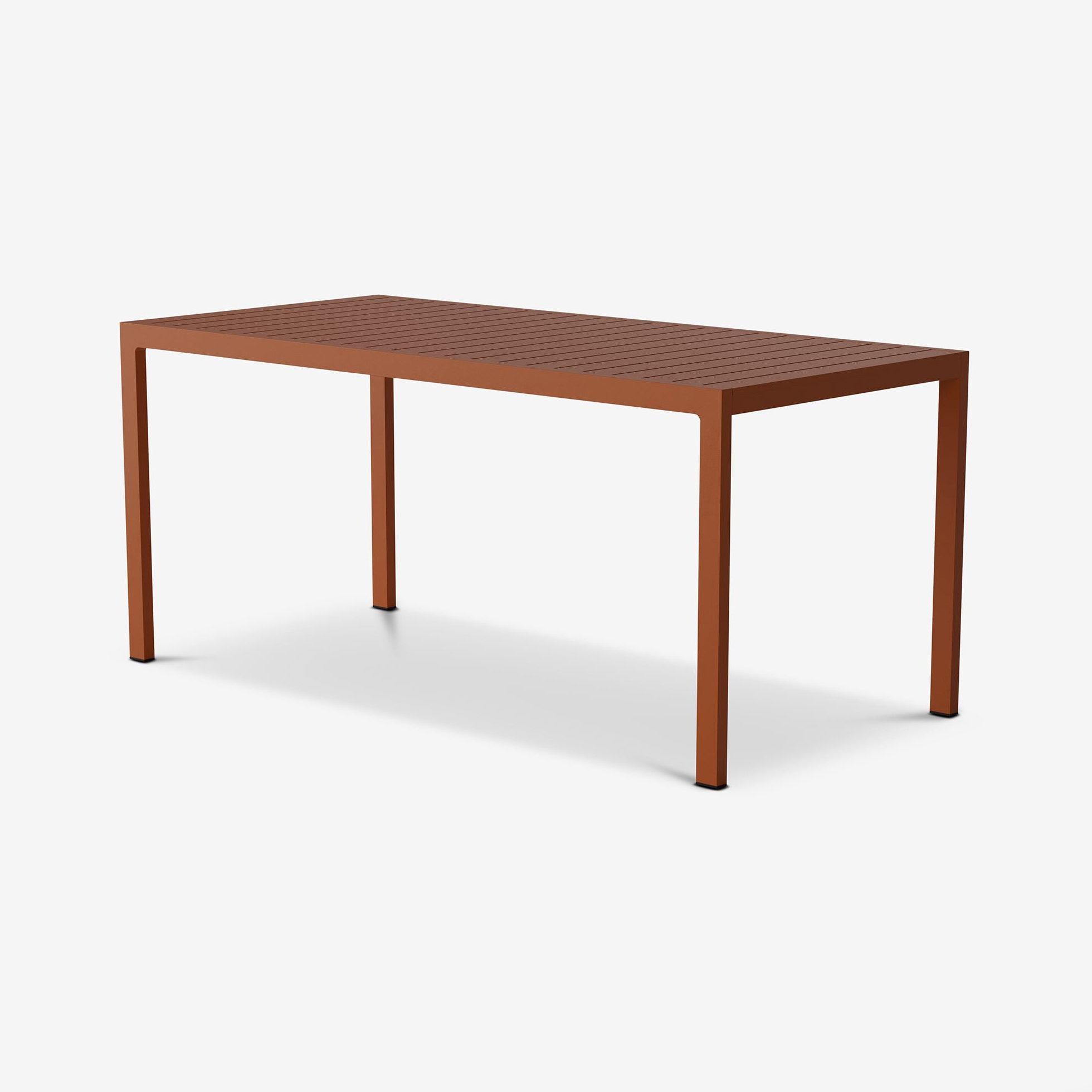 Eos Rectangular Table | Rust