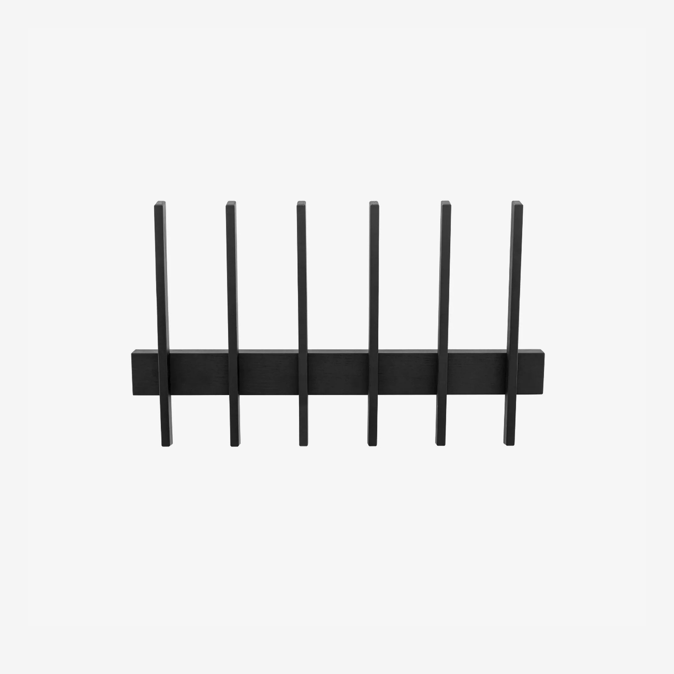 Display product Fin Coat Hook | Black Stain from manufacturer Case Furniture