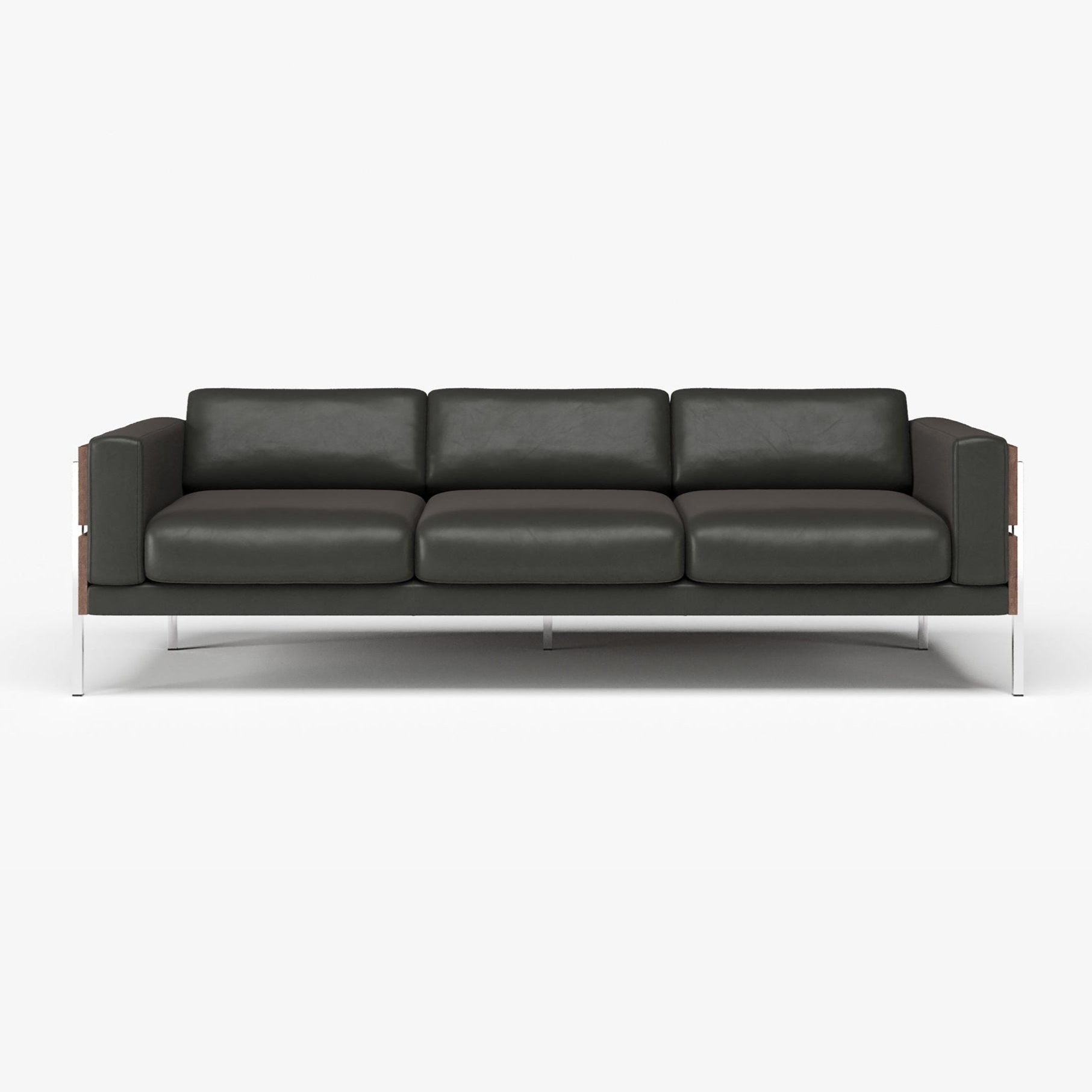 Display product Forum 3-Seater Sofa | Walnut - Leather from manufacturer Case Furniture