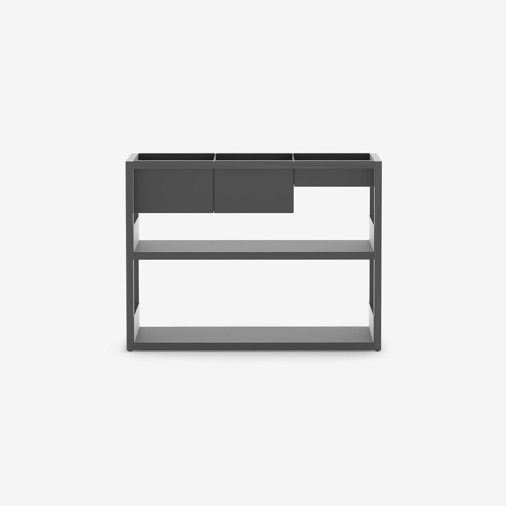 Lap Shelving Low | Storage | Black