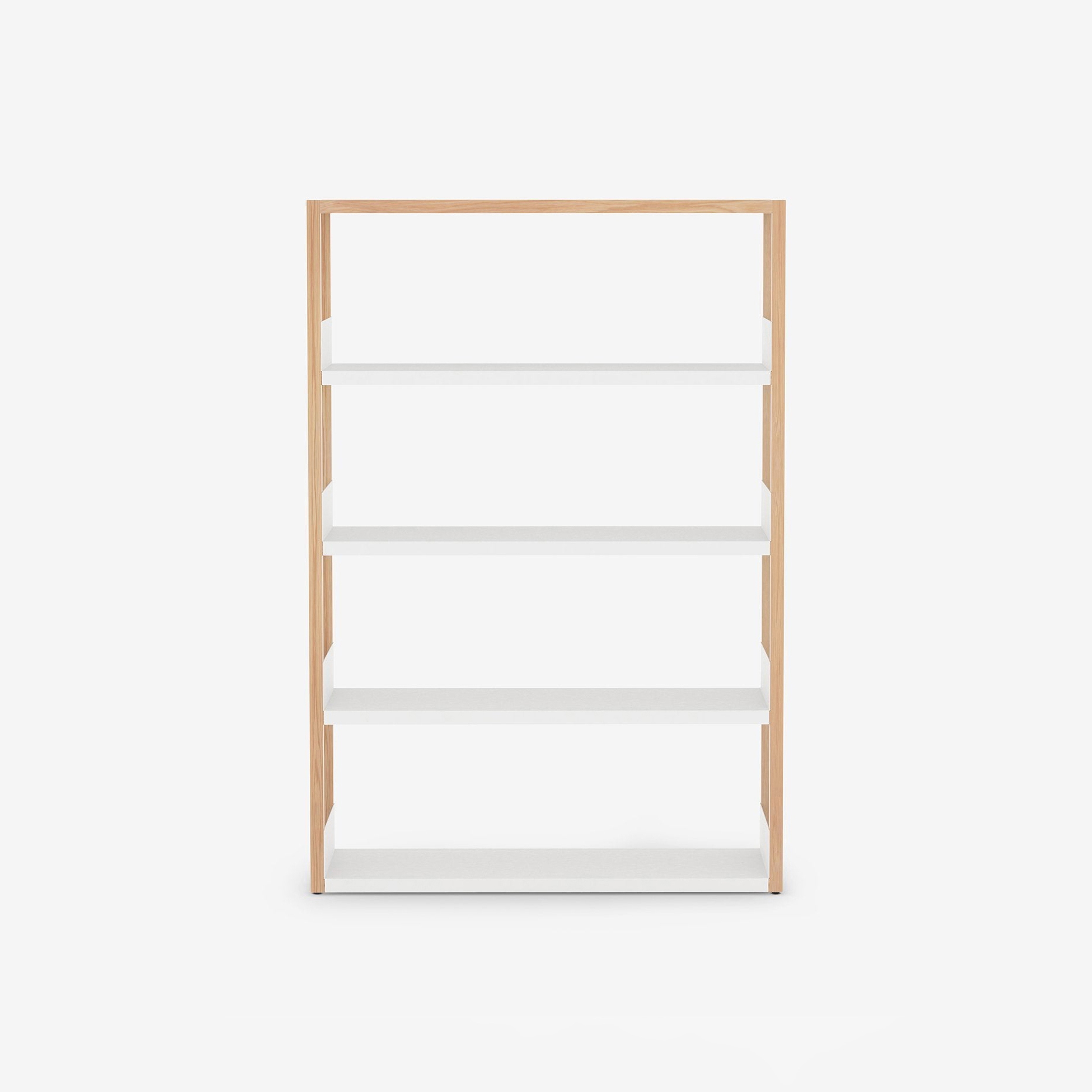 Afficher le produit Lap Shelving Medium | Library | Oak / White du fabricant Case Furniture