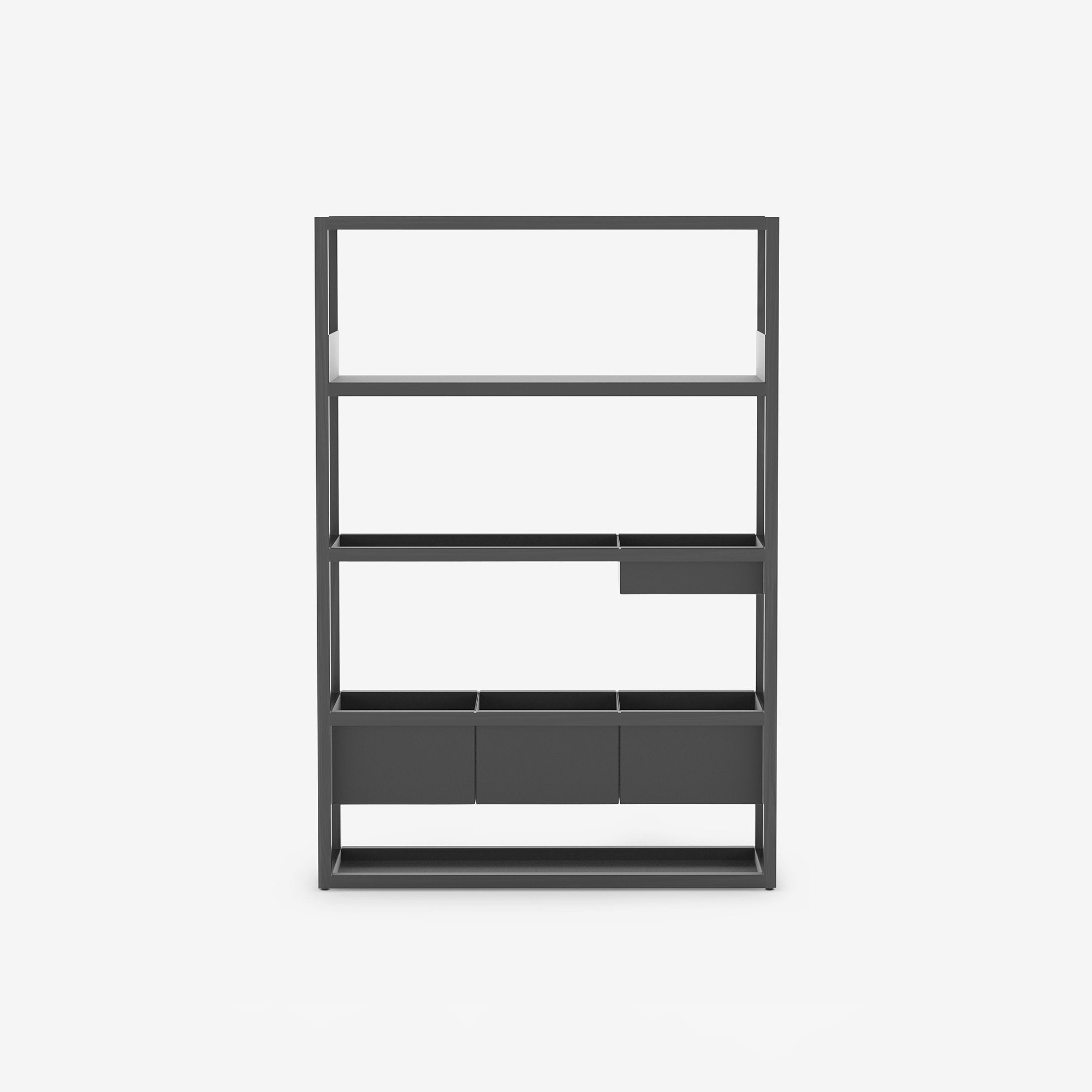 Vertoon produk Lap Shelving Medium | Storage | Black van vervaardiger Case Furniture