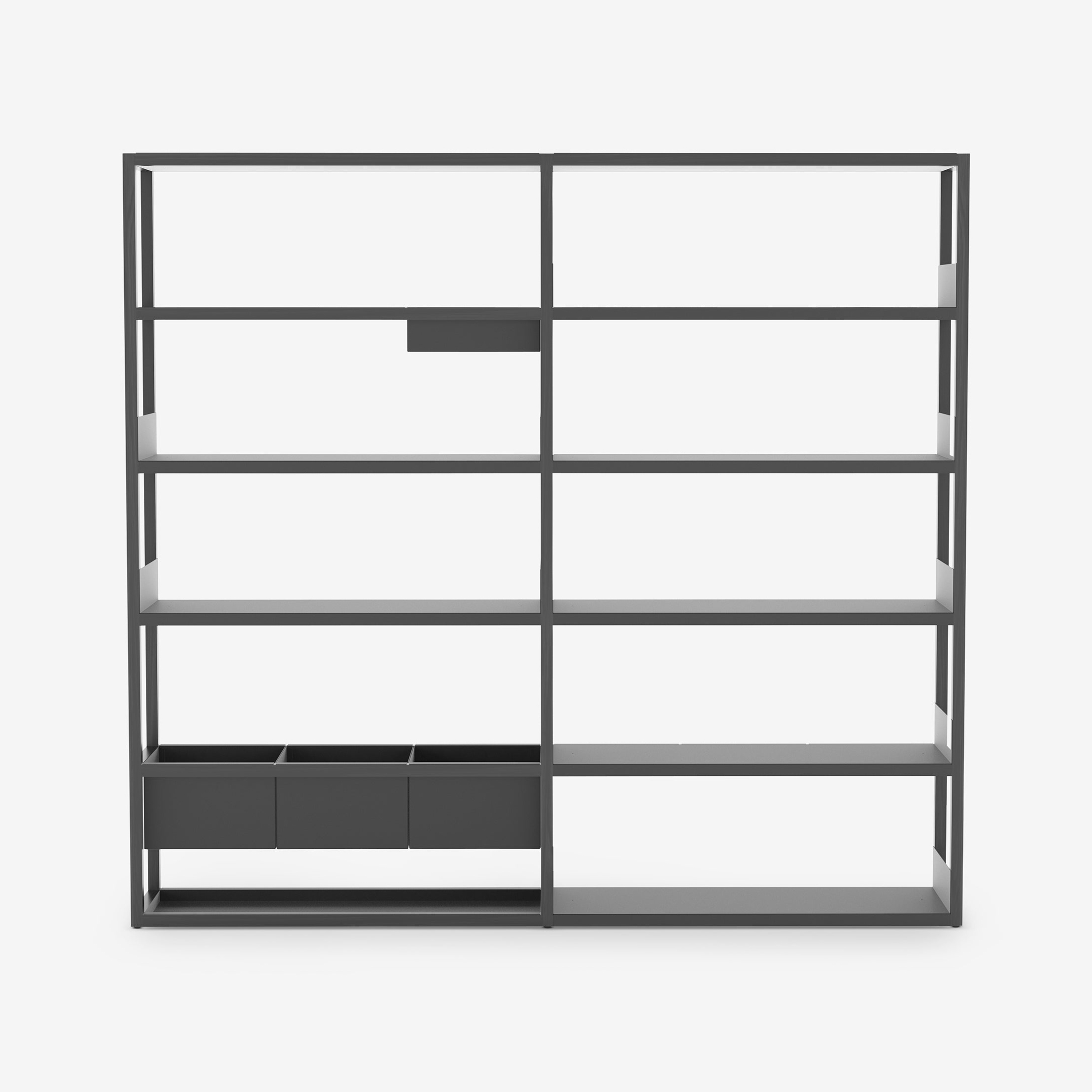 Lap Shelving Tall | Combination | Black