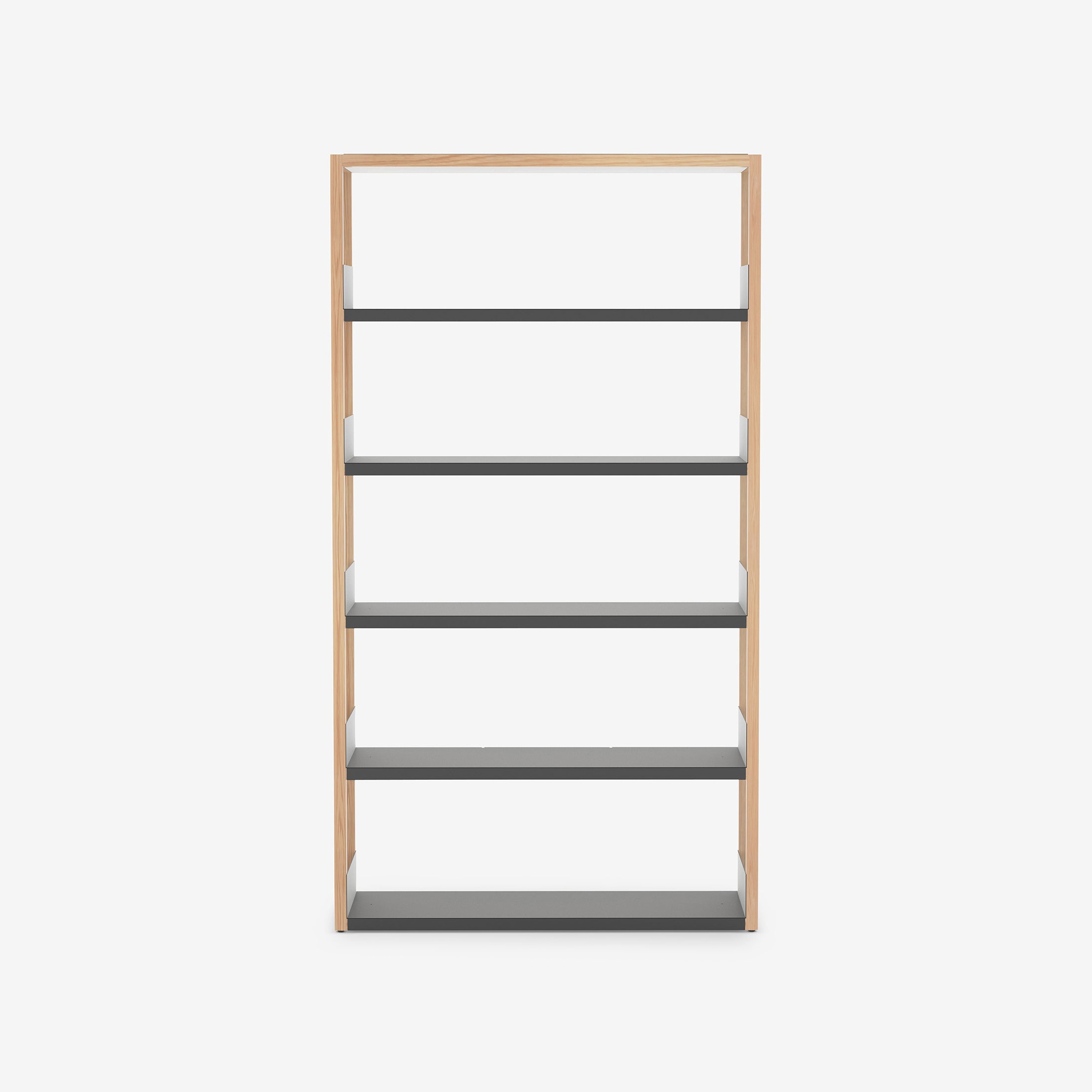 Lap Shelving Tall | Library | Oak / Black