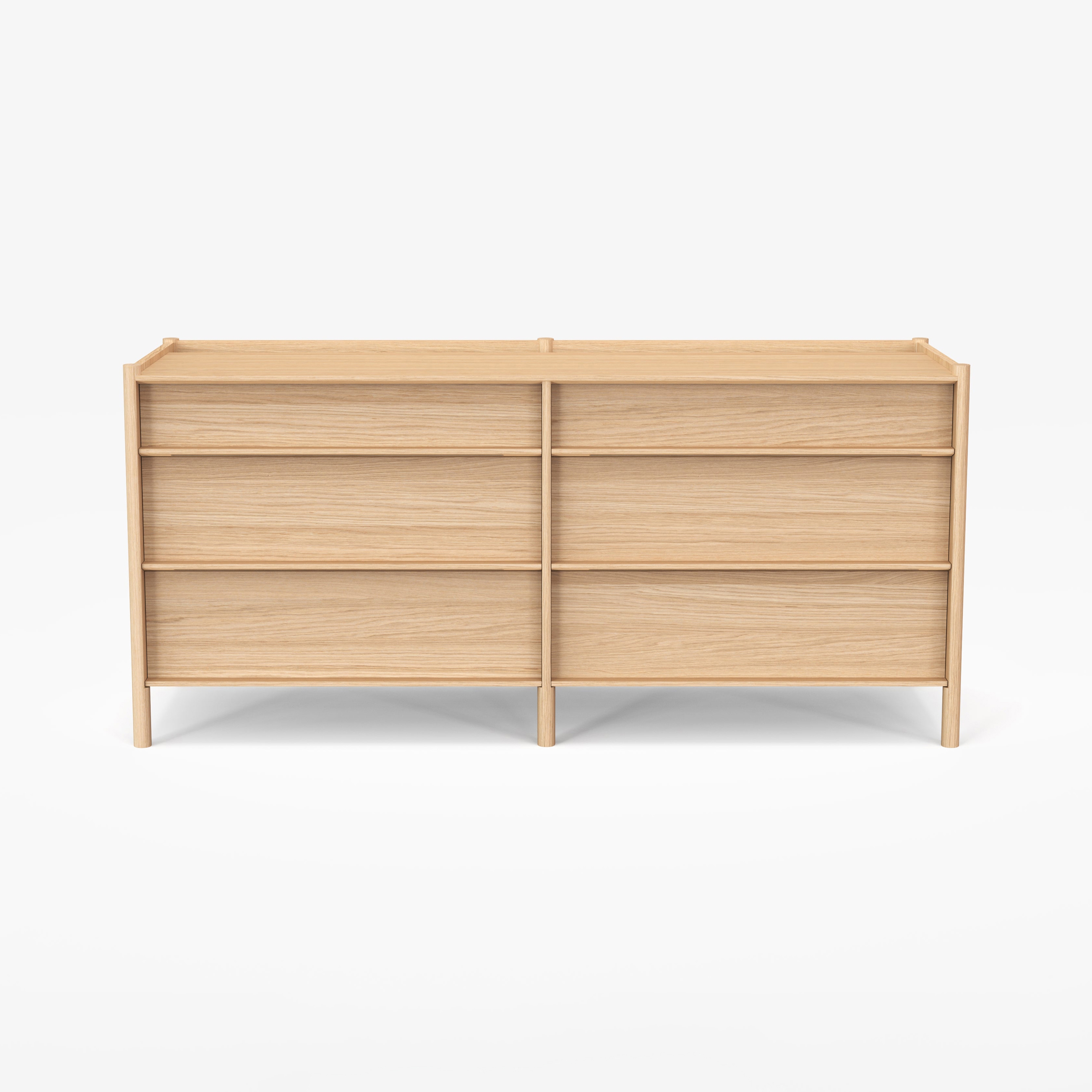 Mostrar el producto Pala Double Chest Of Drawers | Oak del fabricante Case Furniture