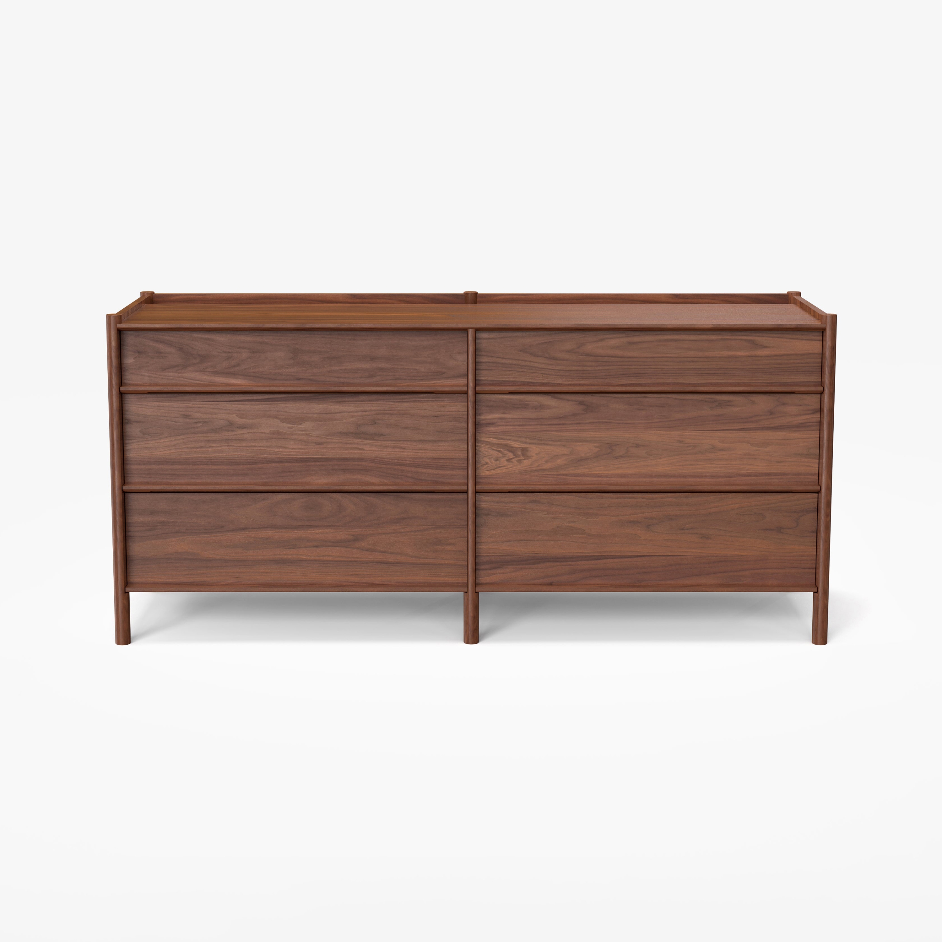 Pala Double Chest Of Drawers | Walnut
