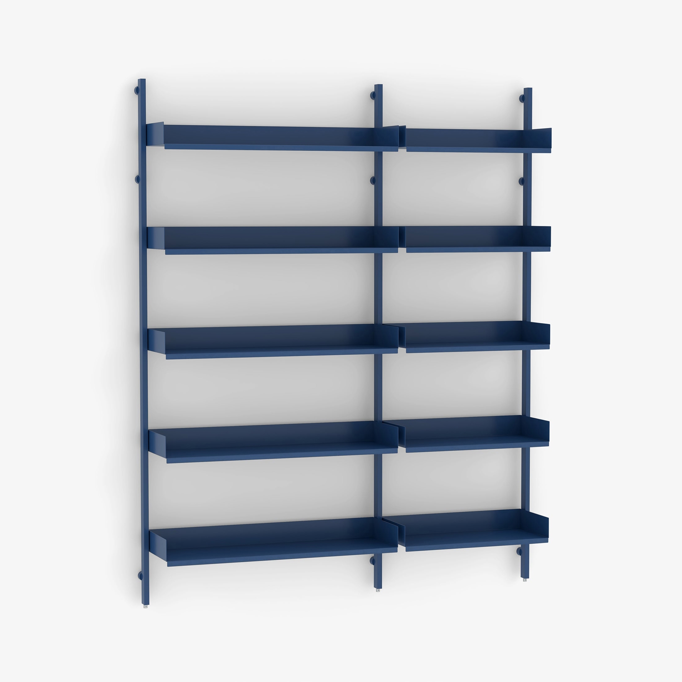 Slot Shelving Double | Deep Blue - width 900 / 600 mm
