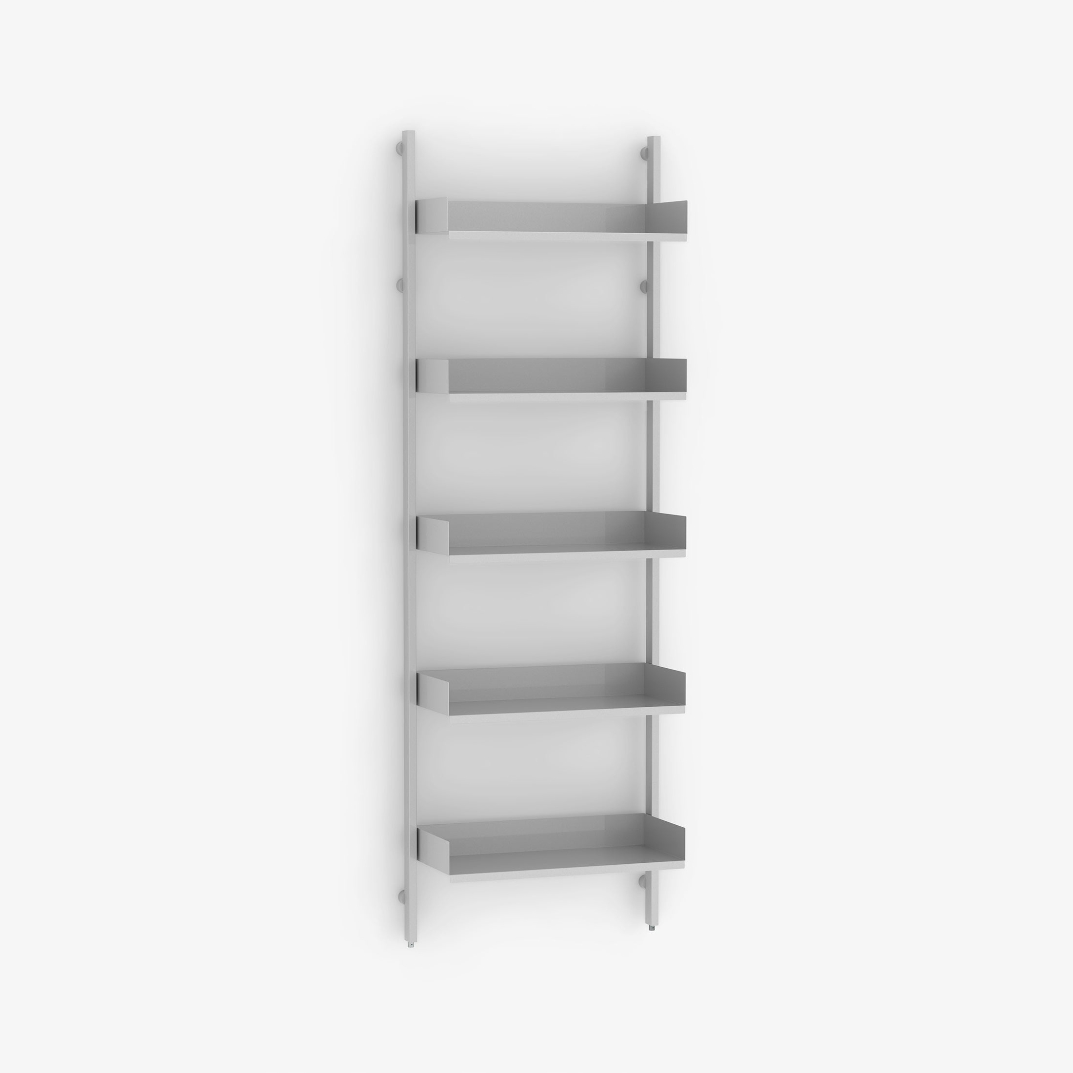 Slot Shelving Single | Silver - 600mm