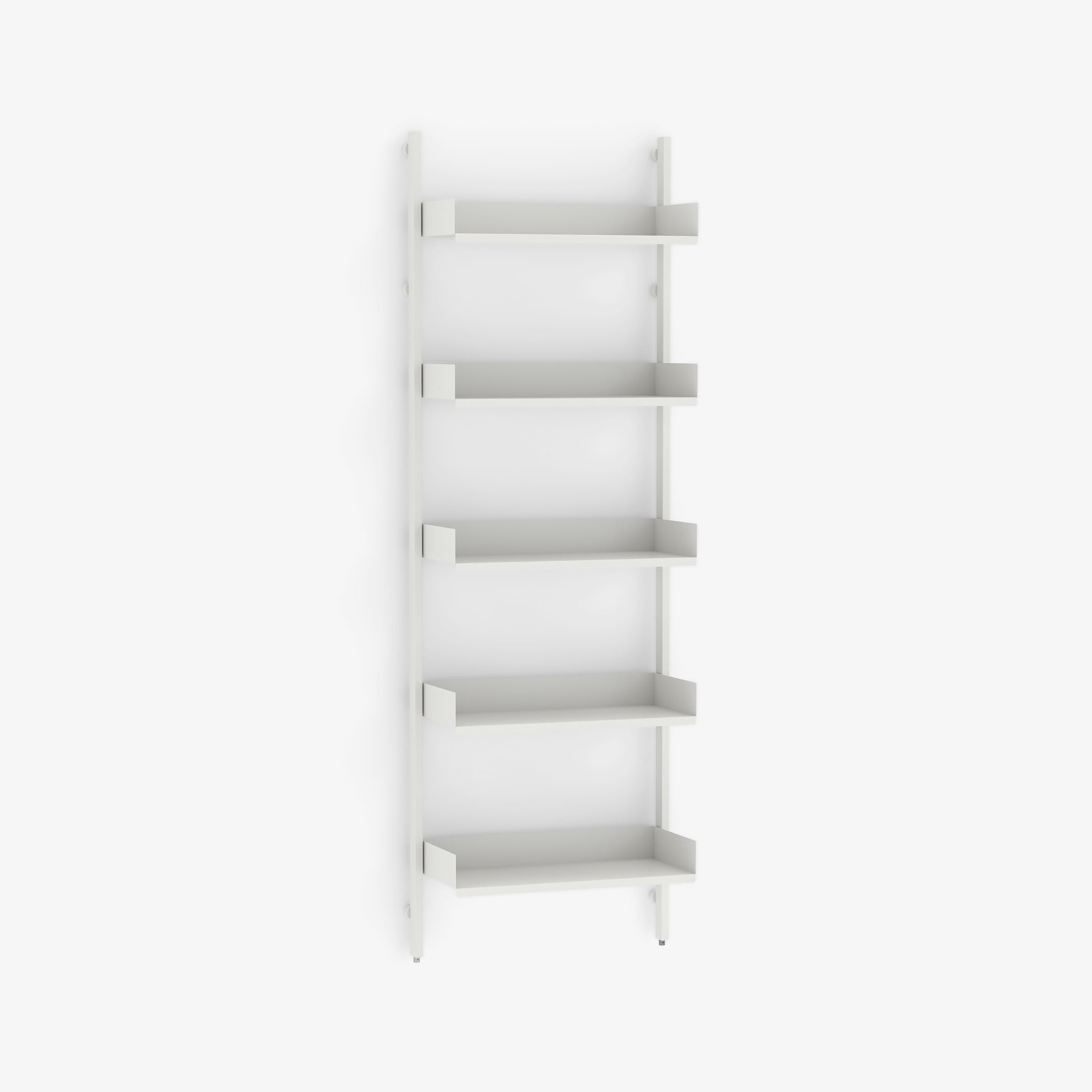 Slot Shelving Single | White - 600mm