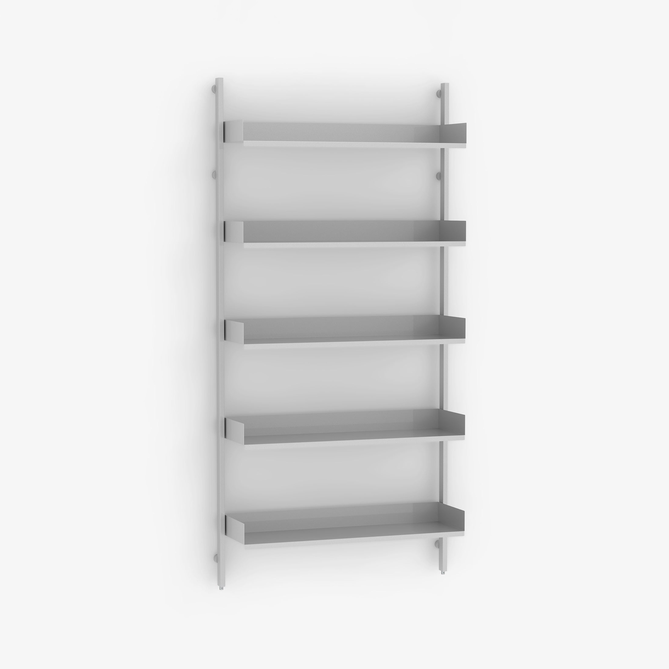 Slot Shelving Single | Silver - 900mm