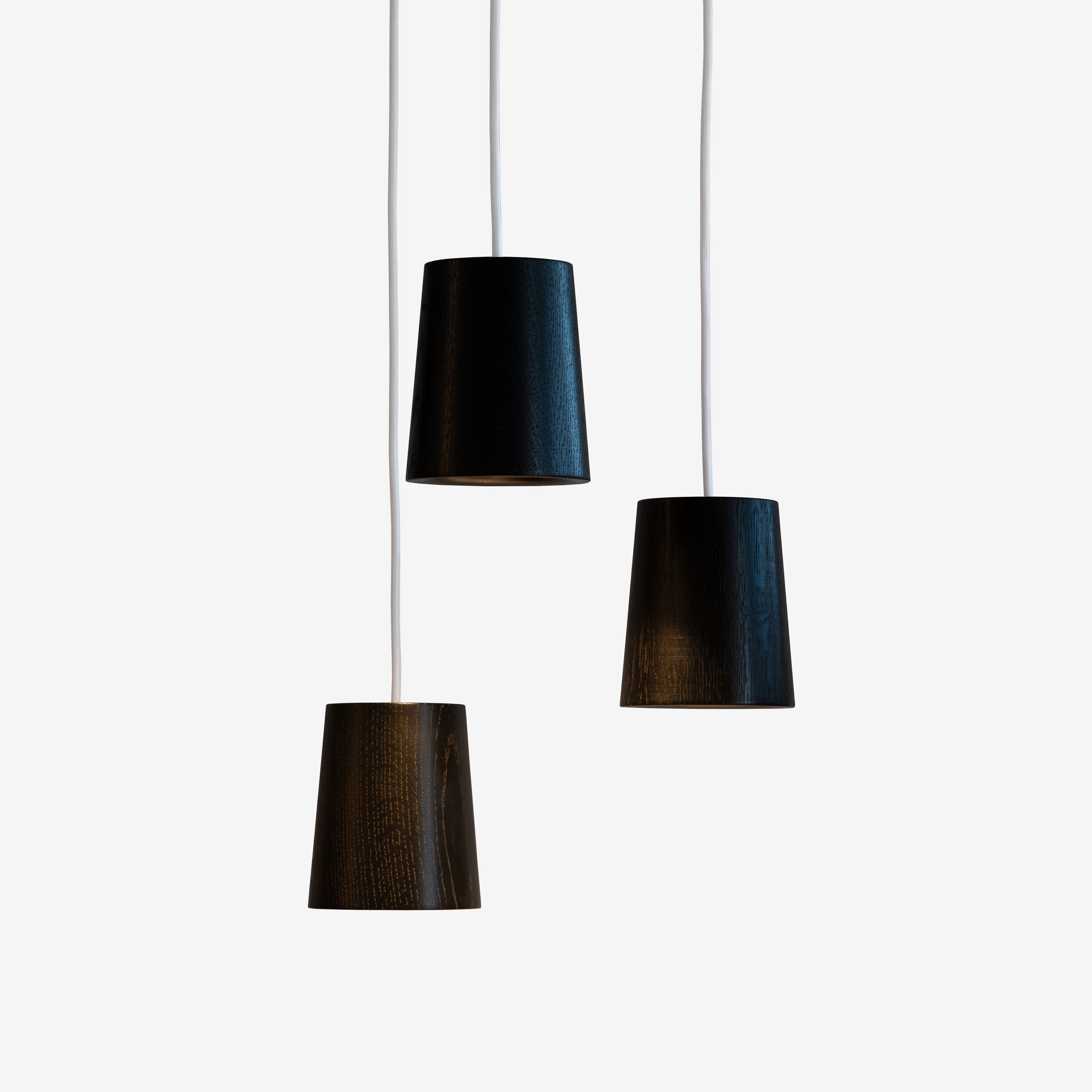 Solid 3-Pendant Cluster | Cone