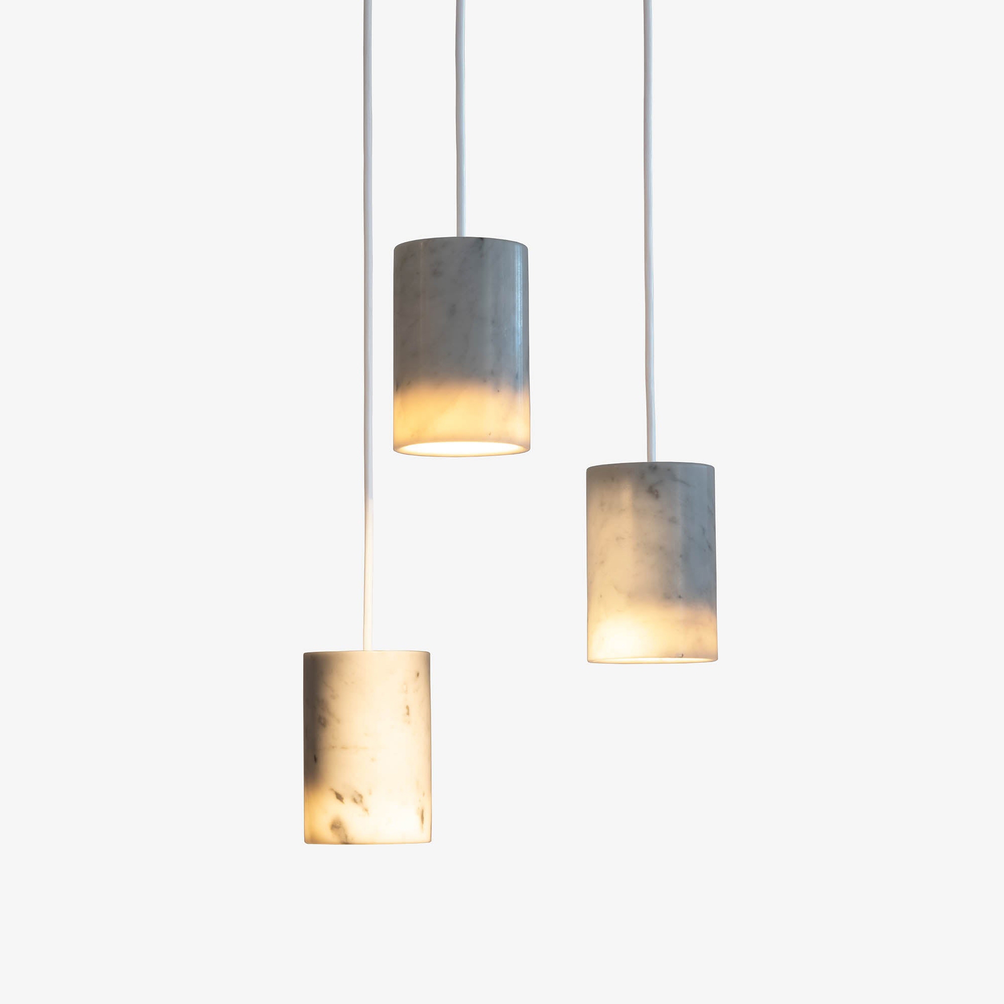 Solid 3-Pendant Cluster | Cylinder