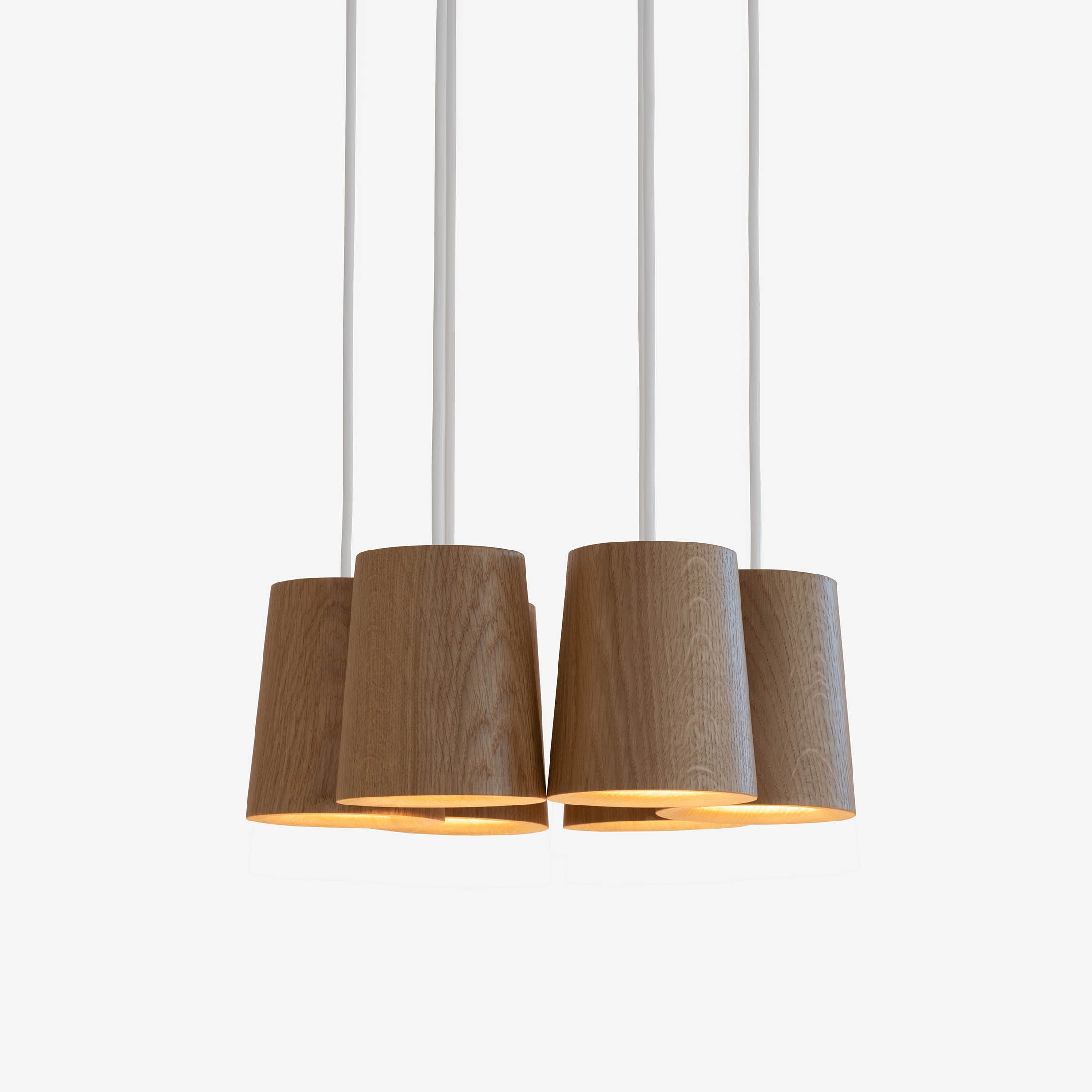 Solid 6-Pendant Cluster | Cone