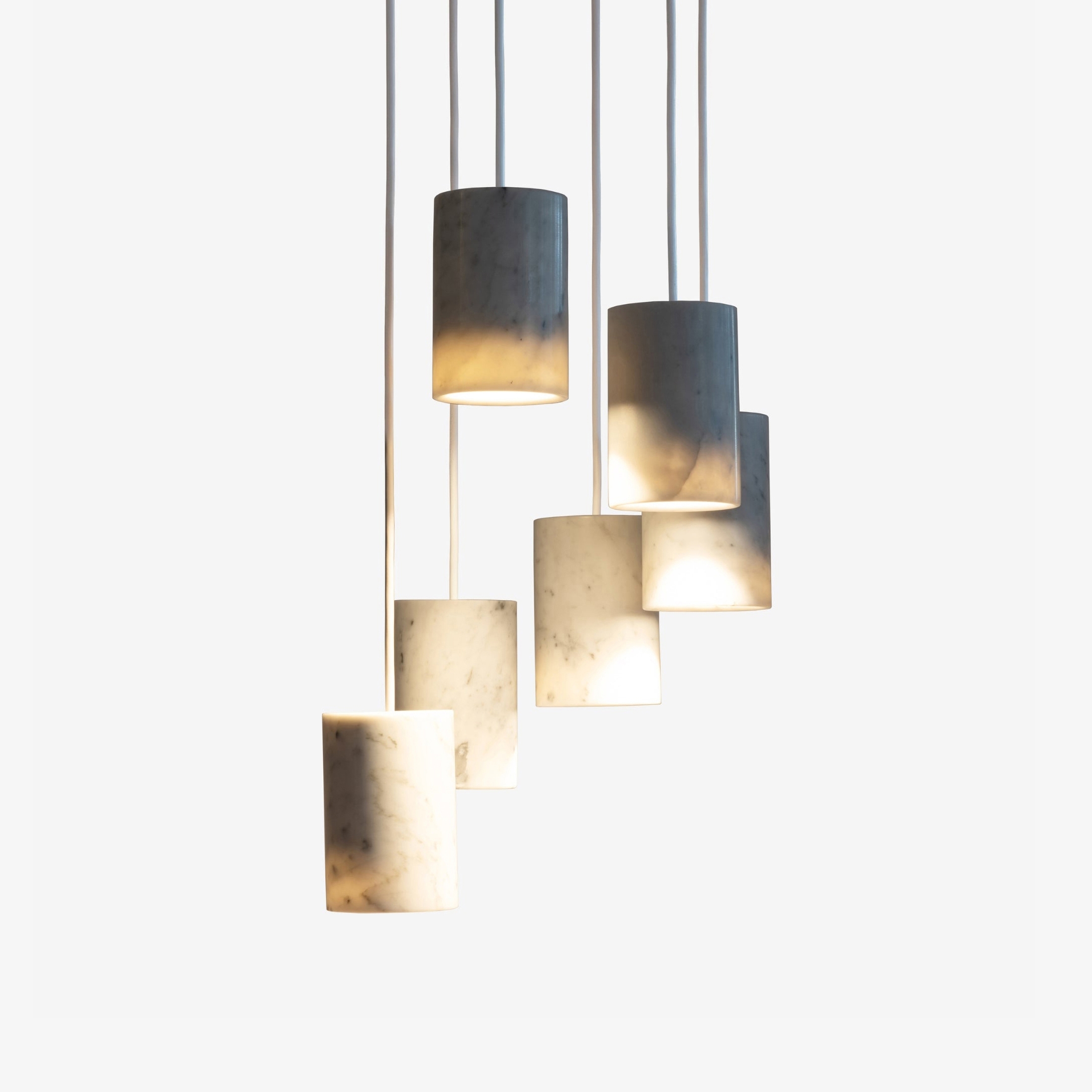 Display product Solid 6-Pendant Cluster | Cylinder from manufacturer Case Furniture