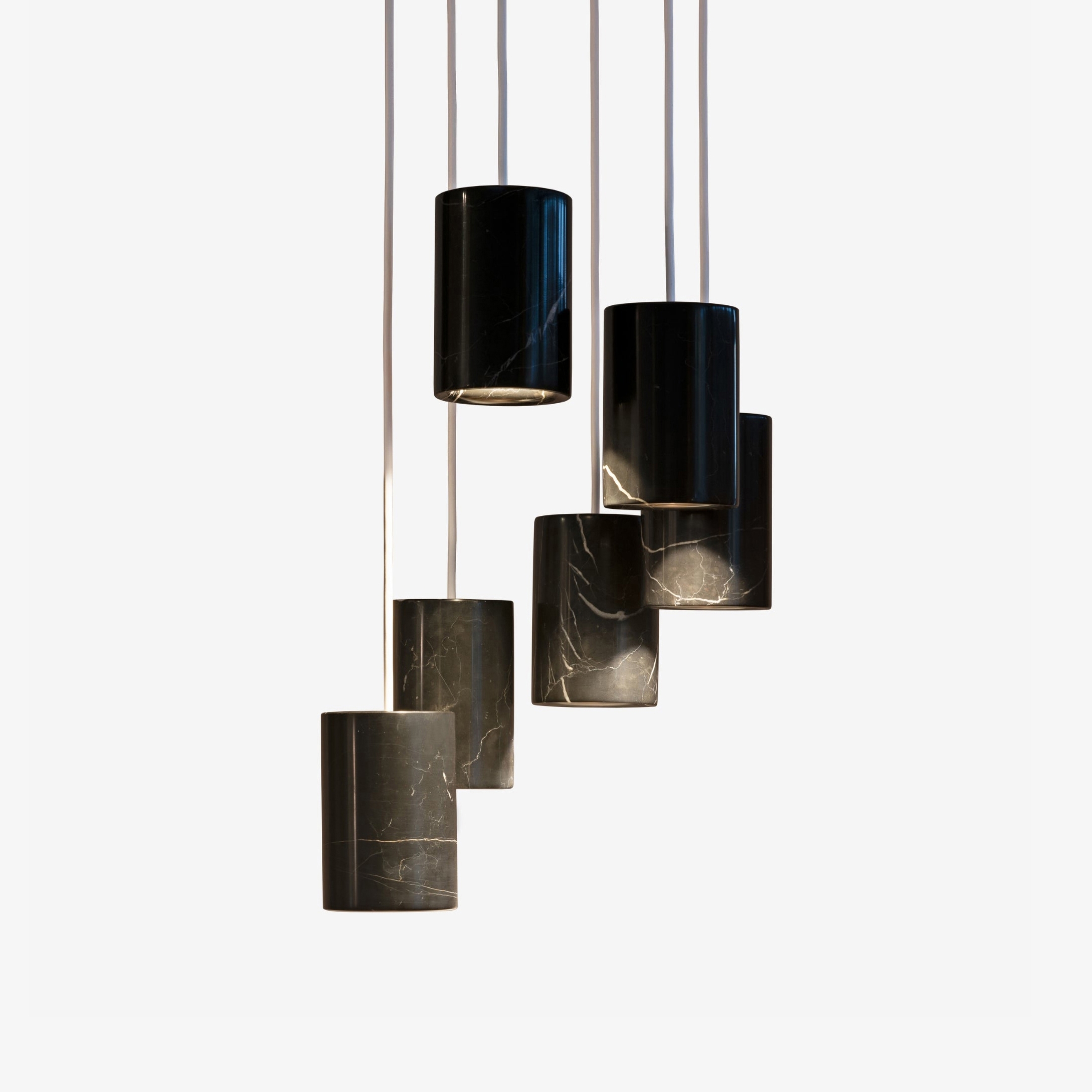 Solid 6-Pendant Cluster | Cylinder