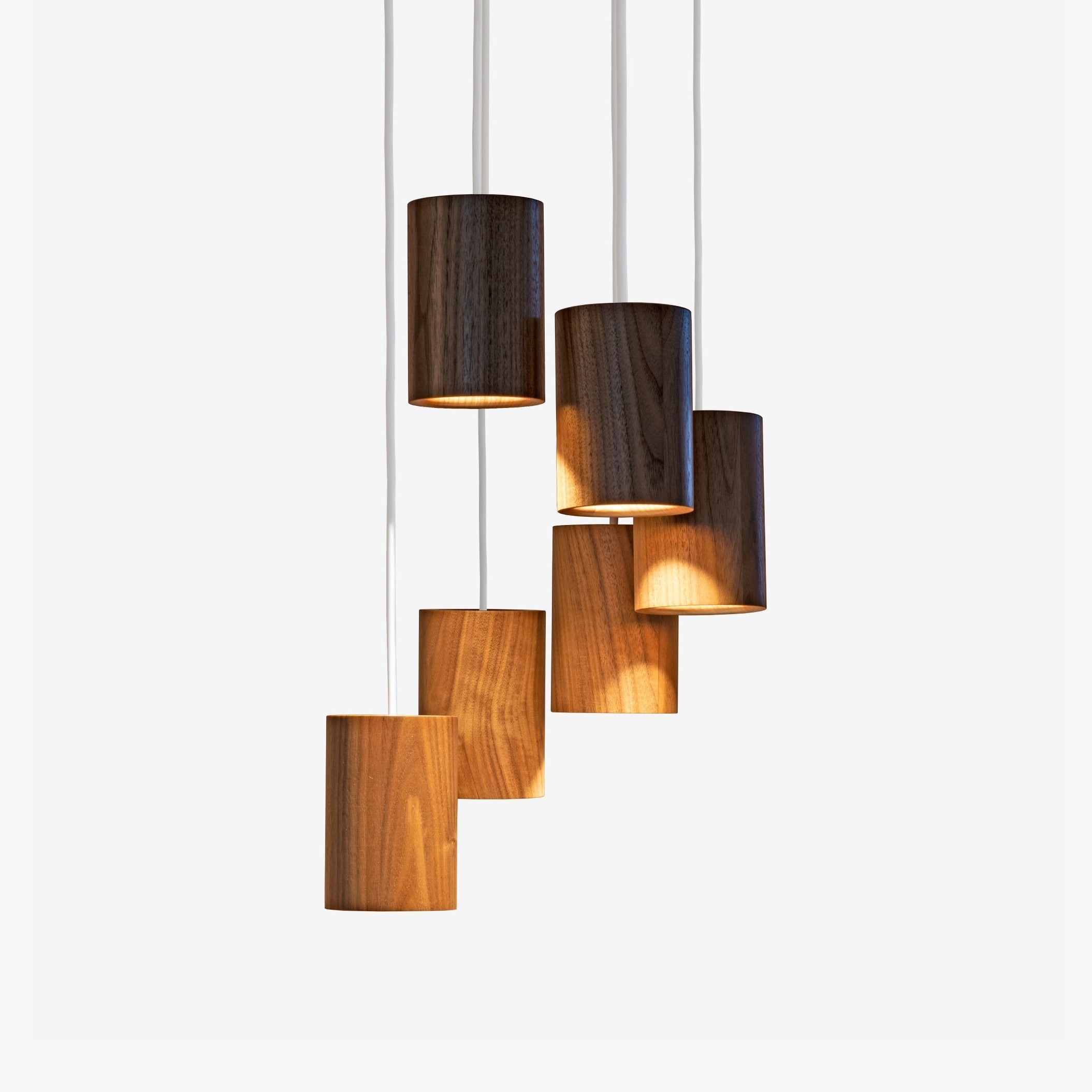 Display product Solid 6-Pendant Cluster | Cylinder from manufacturer Case Furniture