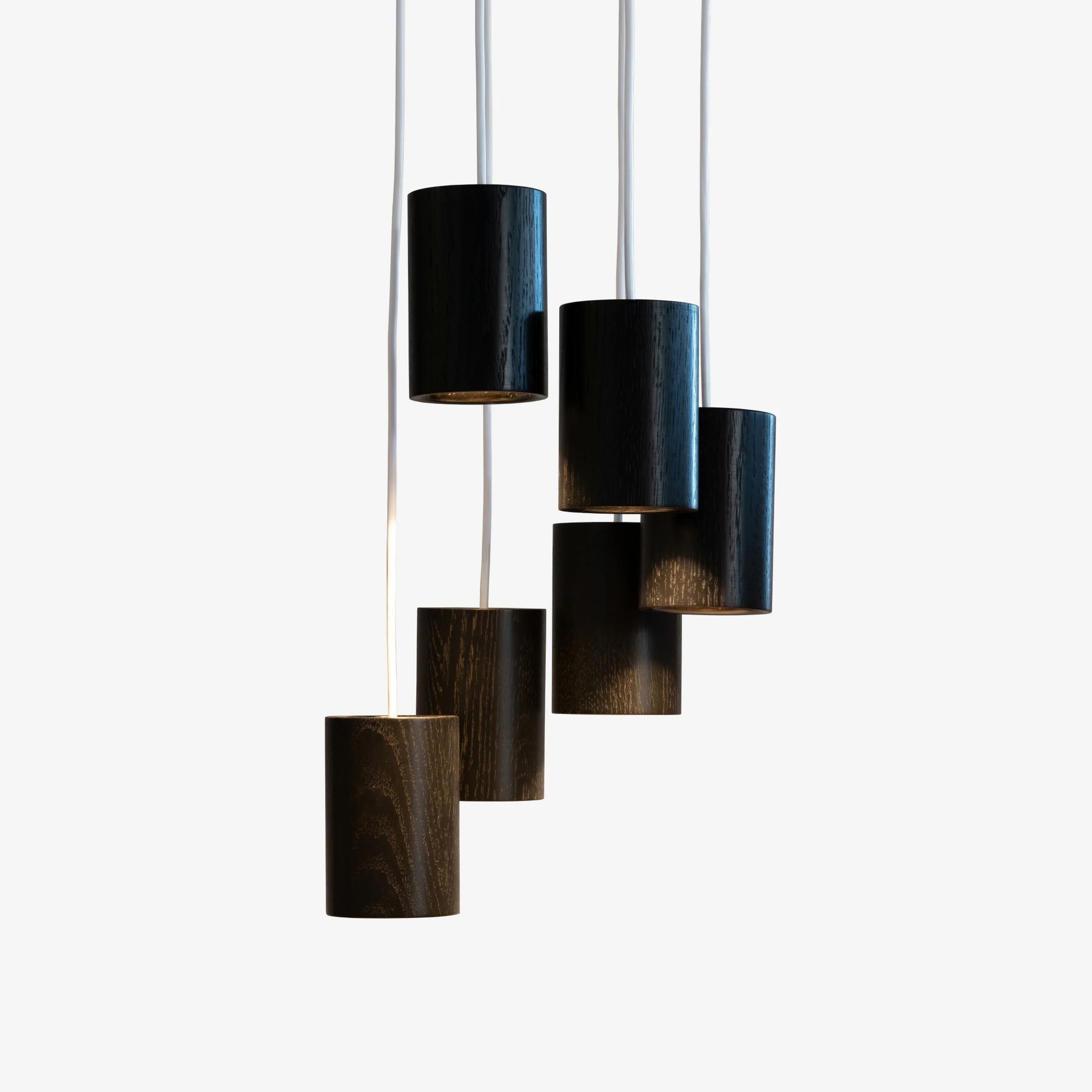 Solid 6-Pendant Cluster | Cylinder