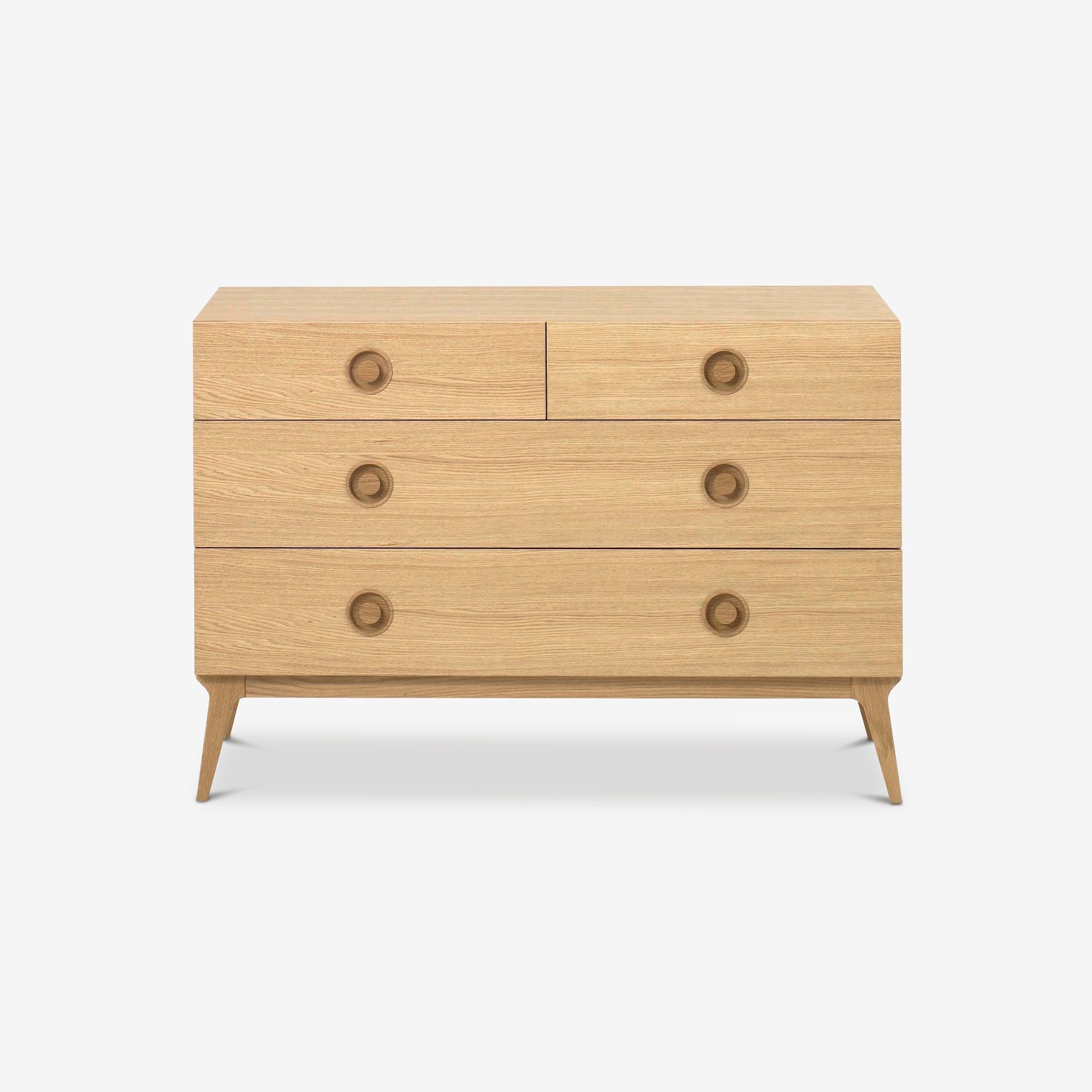 Display product Valentine Chest of Drawers | Oak from manufacturer Case Furniture