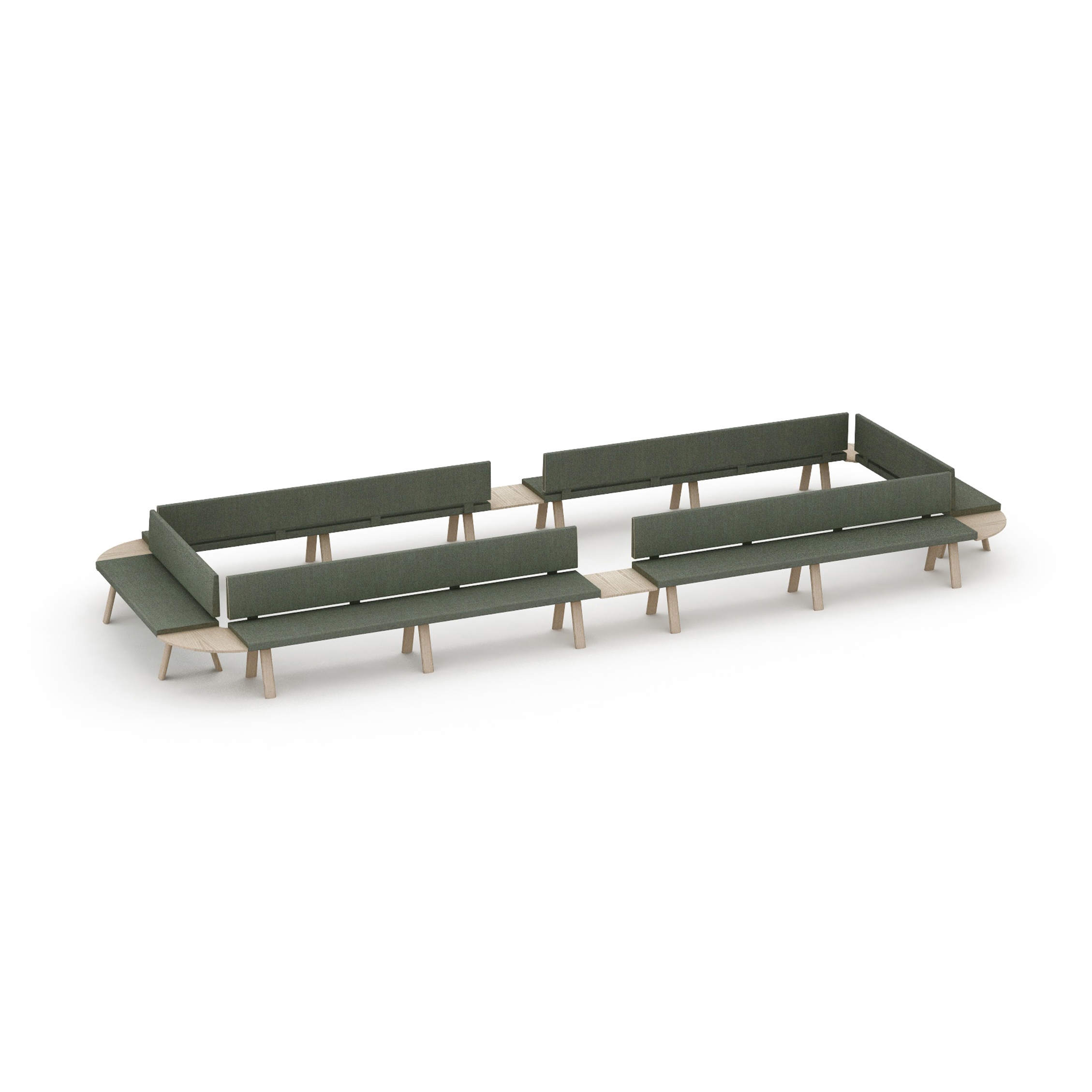 Display product Plania Bench from manufacturer Inclass