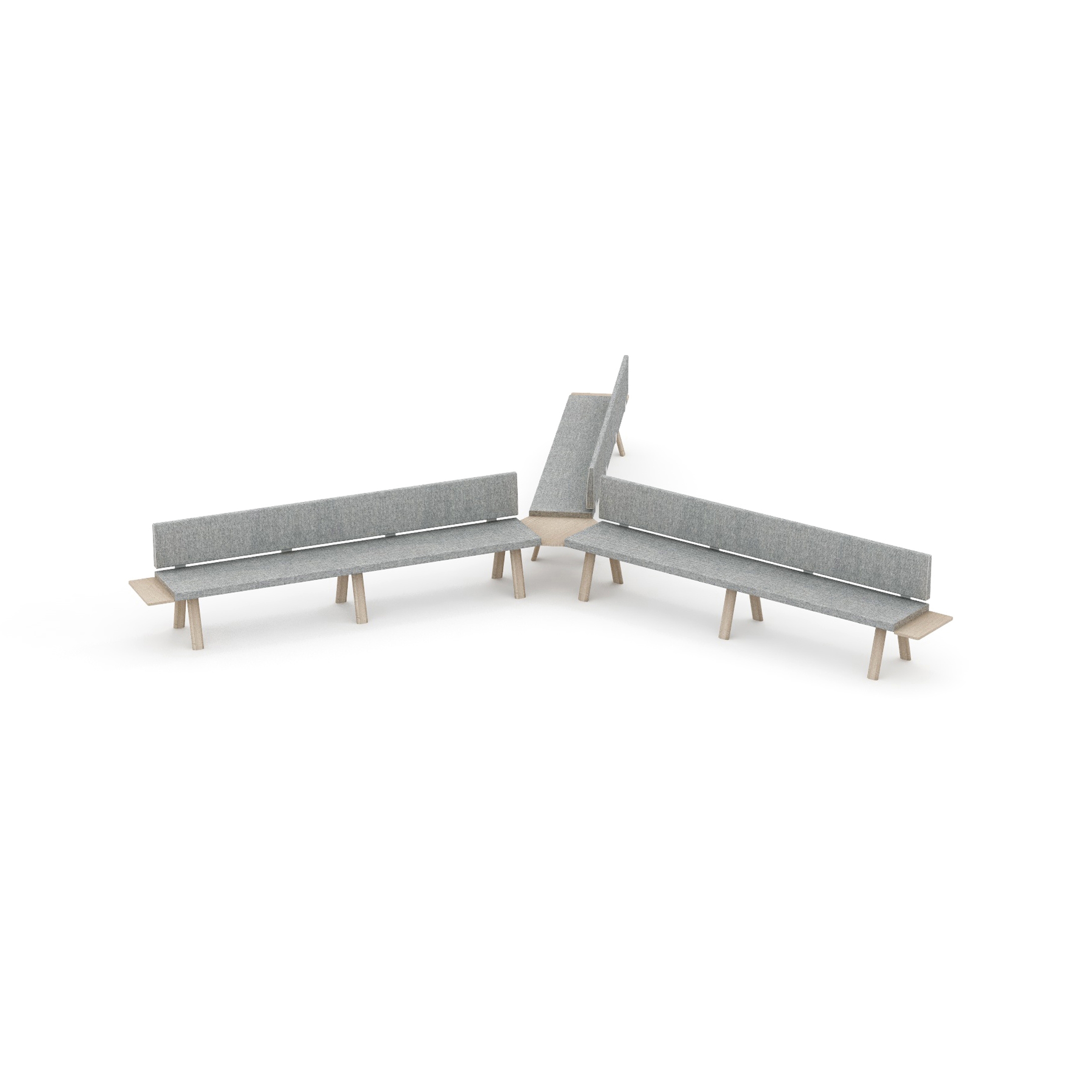 Display product Plania Bench from manufacturer Inclass