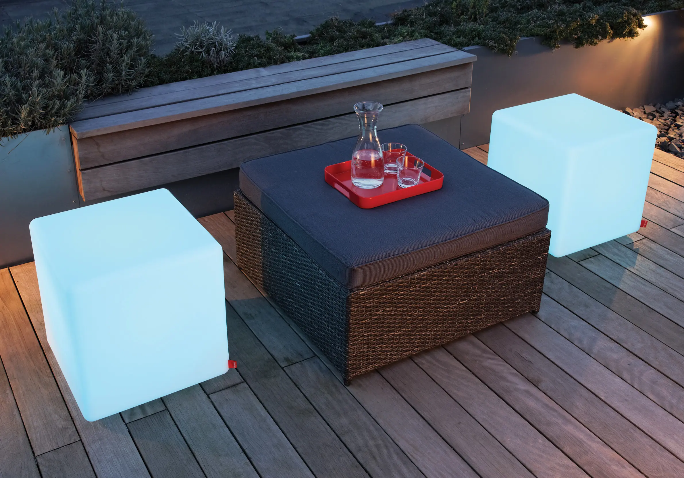 Moree - Cube LED Outdoor Accu