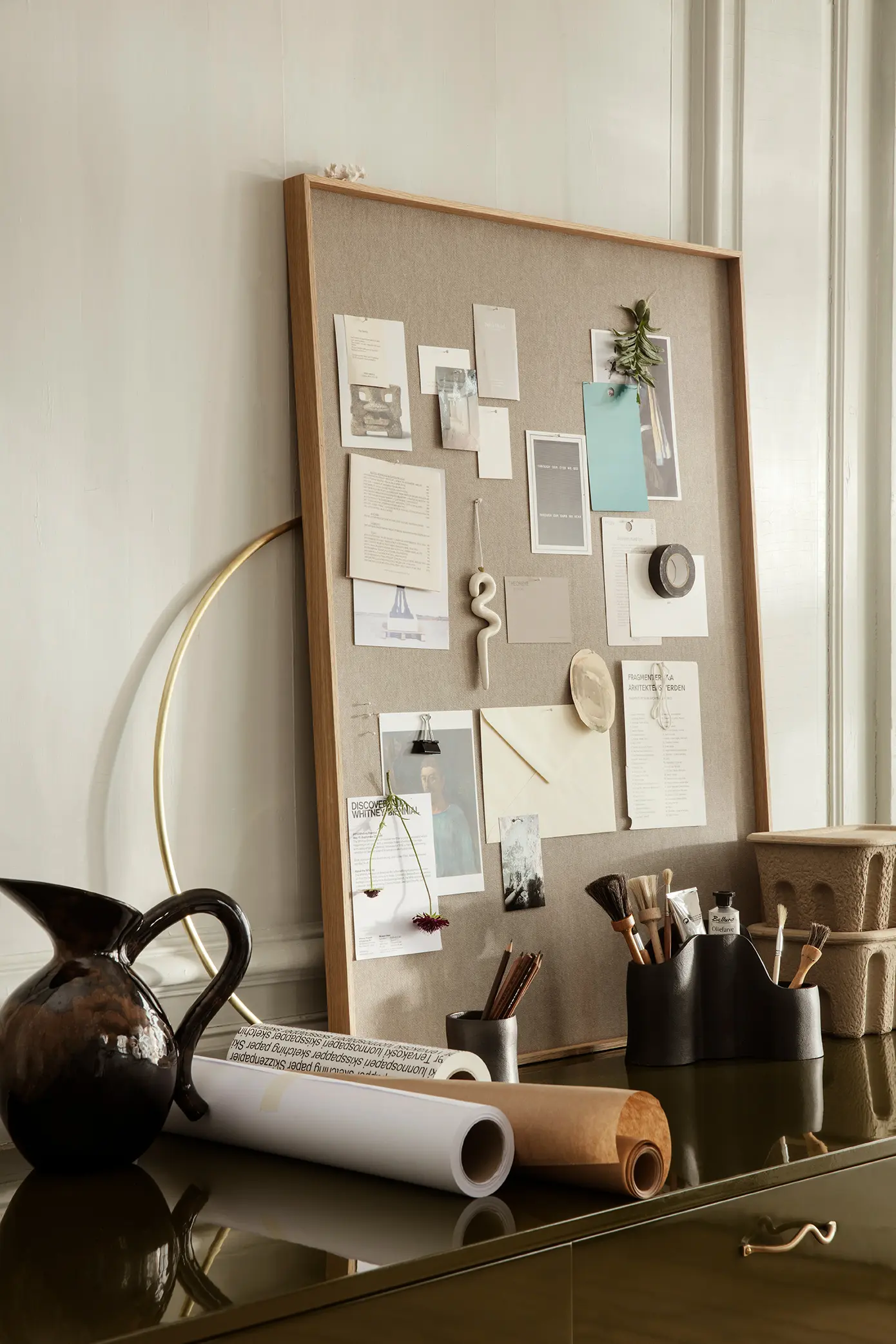ferm LIVING - Scenery Pinboard - Large - Natural Oak