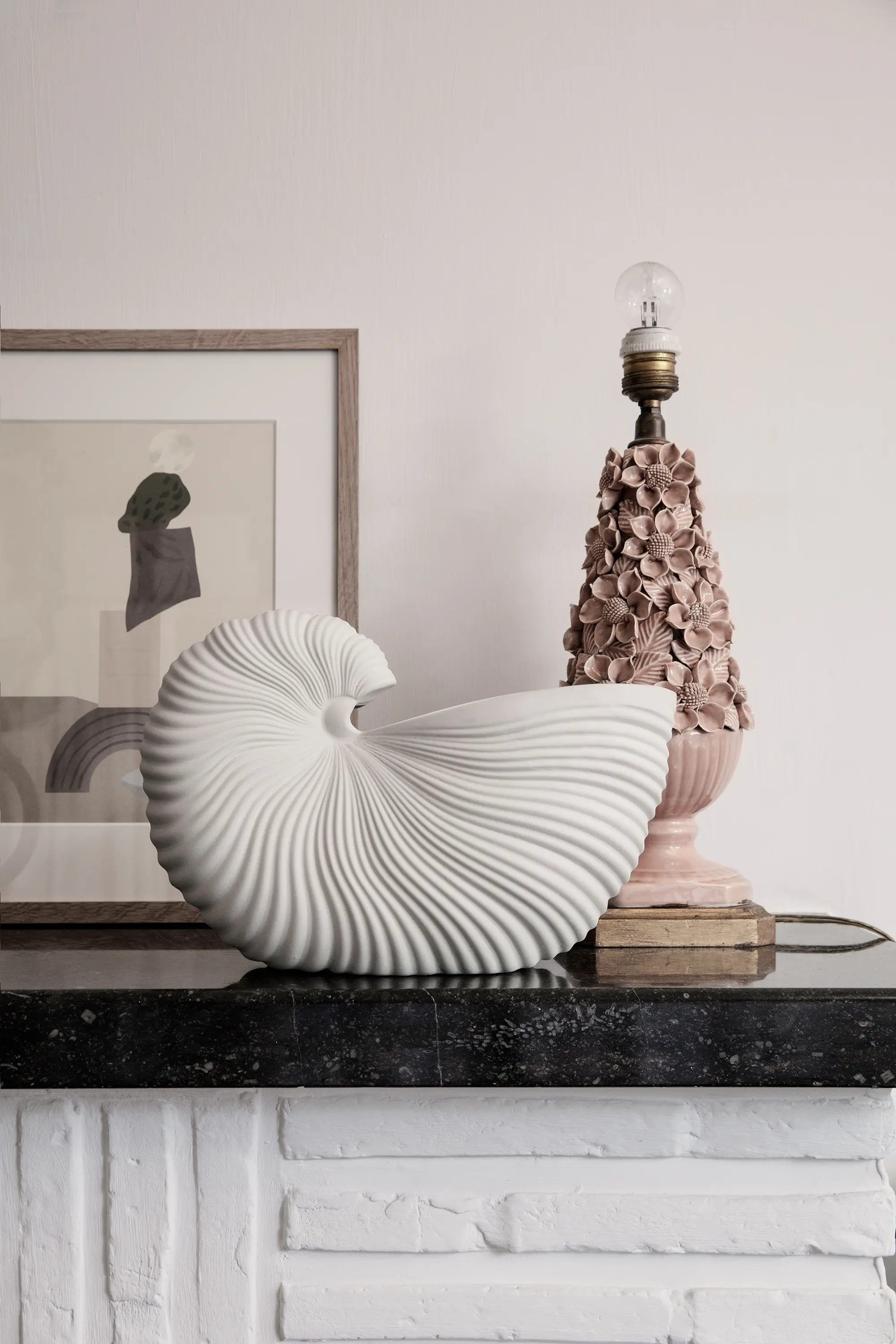 ferm LIVING - Shell Pot - Off-White
