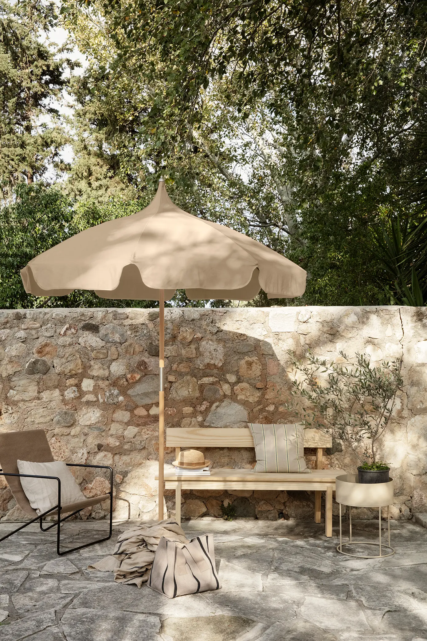 ferm LIVING - Lull Umbrella - Cashmere