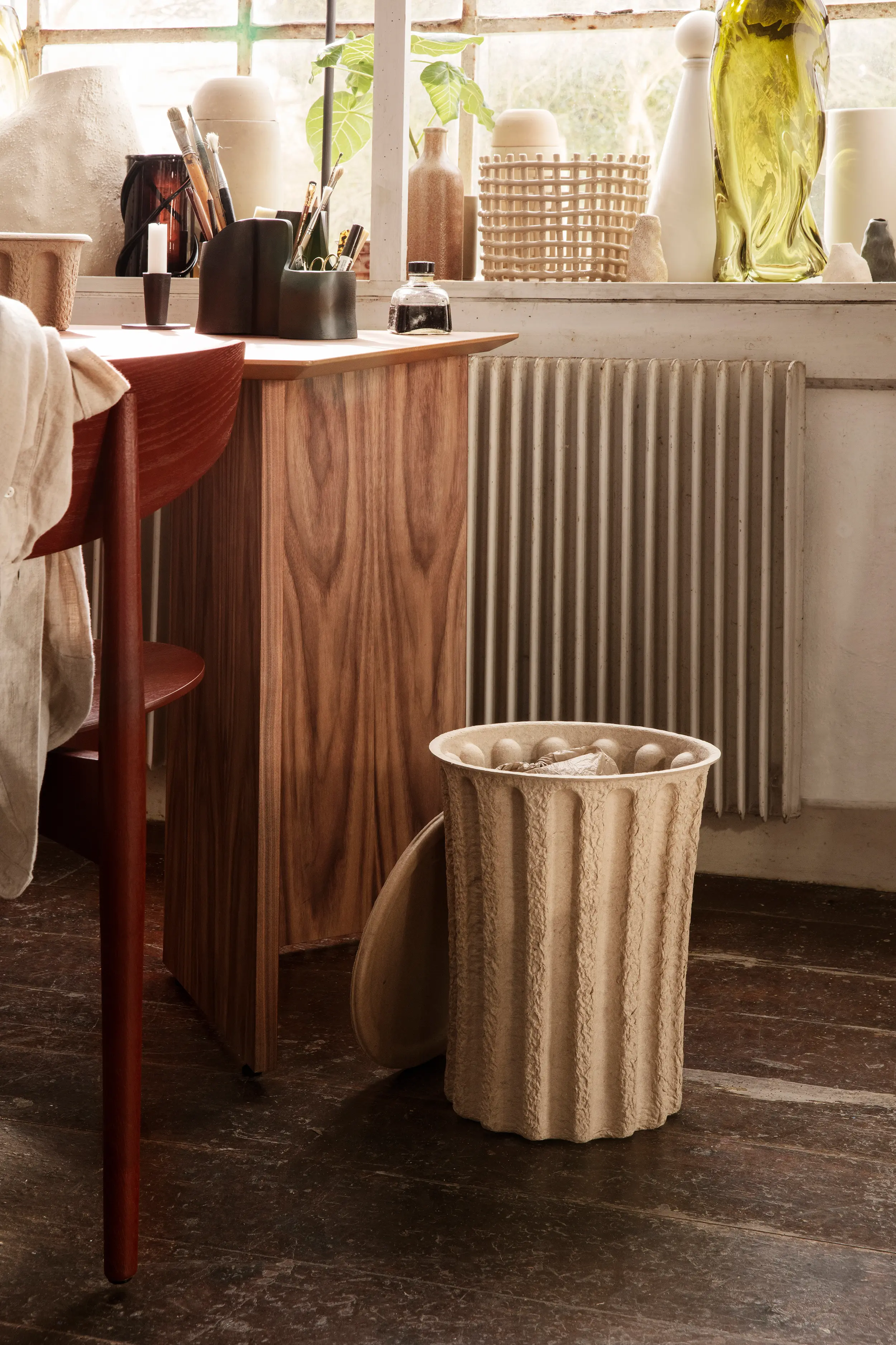 ferm LIVING - Paper Pulp Box - Small - Set of 2 - Brow