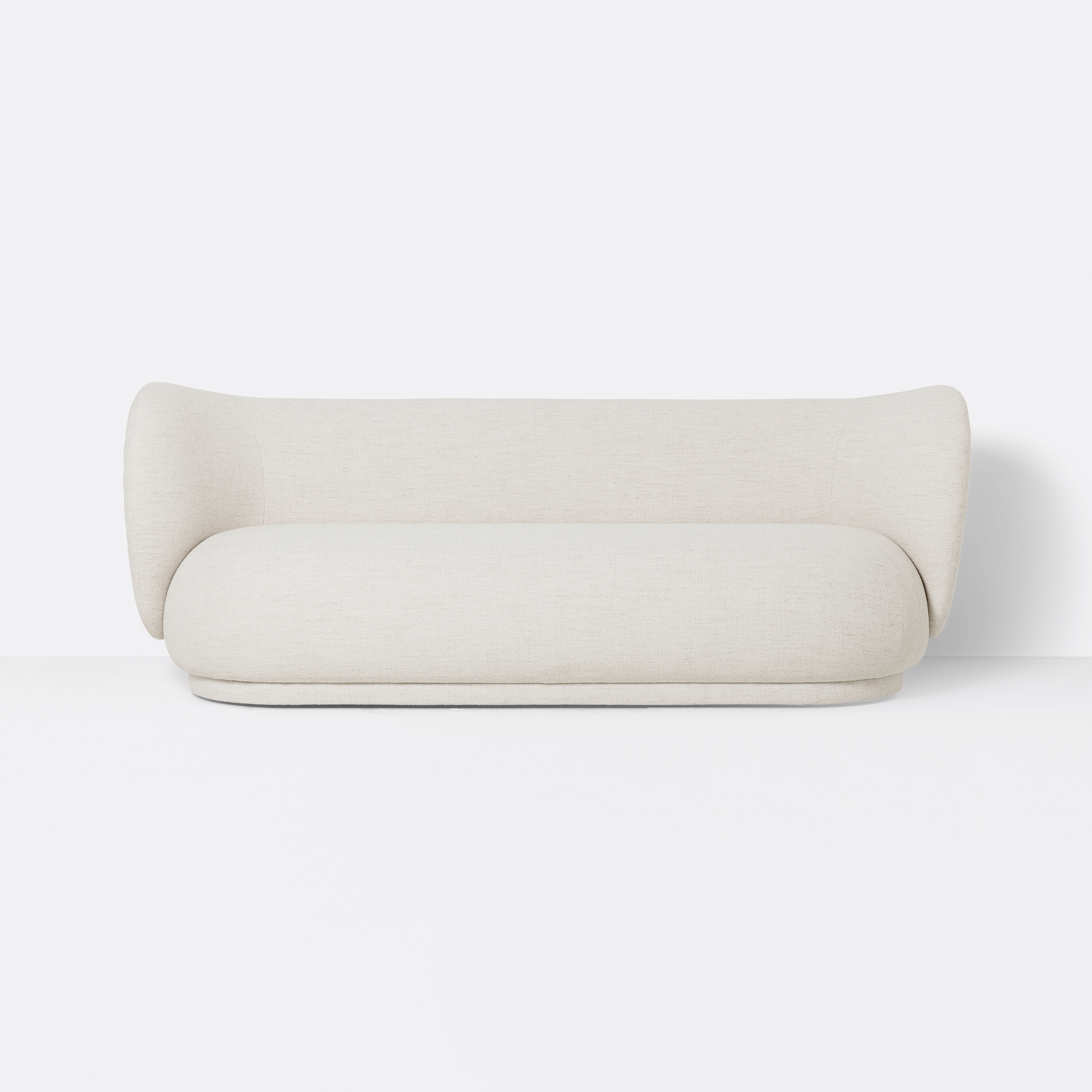 Rico 3-Seater Sofa - Bouclé - Off-White