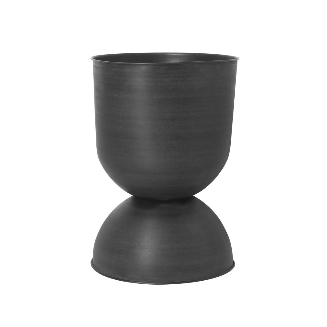 Mostrar el producto Hourglass Pot - Large - Black del fabricante ferm LIVING