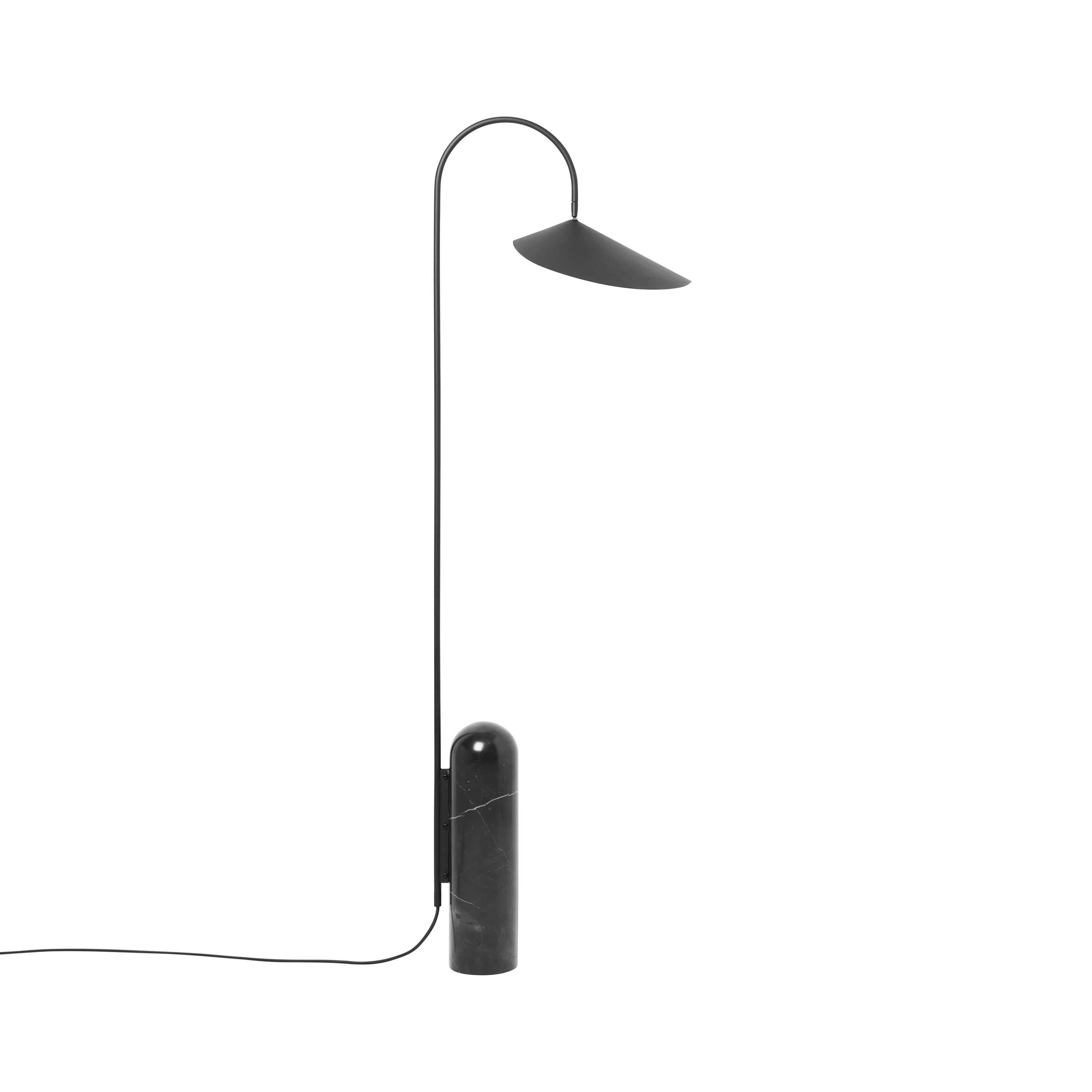 Display product Arum Floor Lamp - Black from manufacturer ferm LIVING