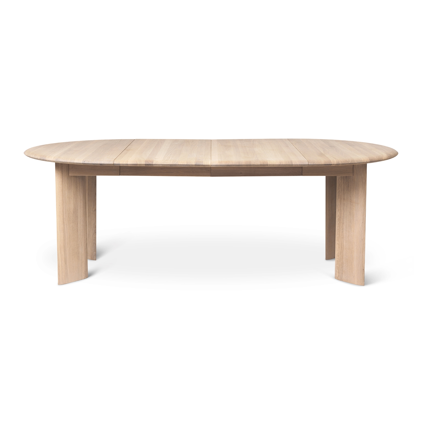 Display product Bevel Table Extendable x2 - White Oiled Oak from manufacturer ferm LIVING