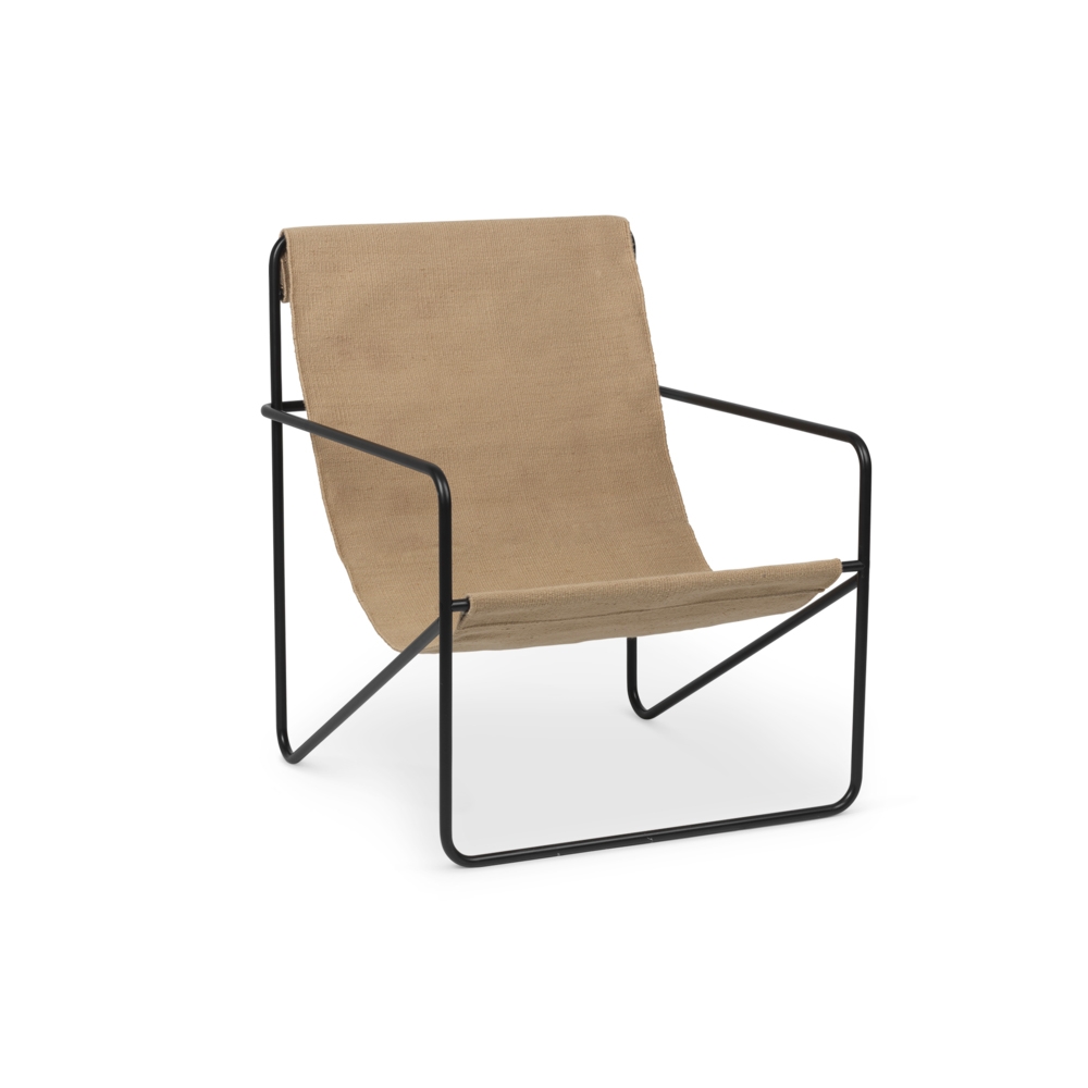 Desert Lounge Chair - Black/Sand