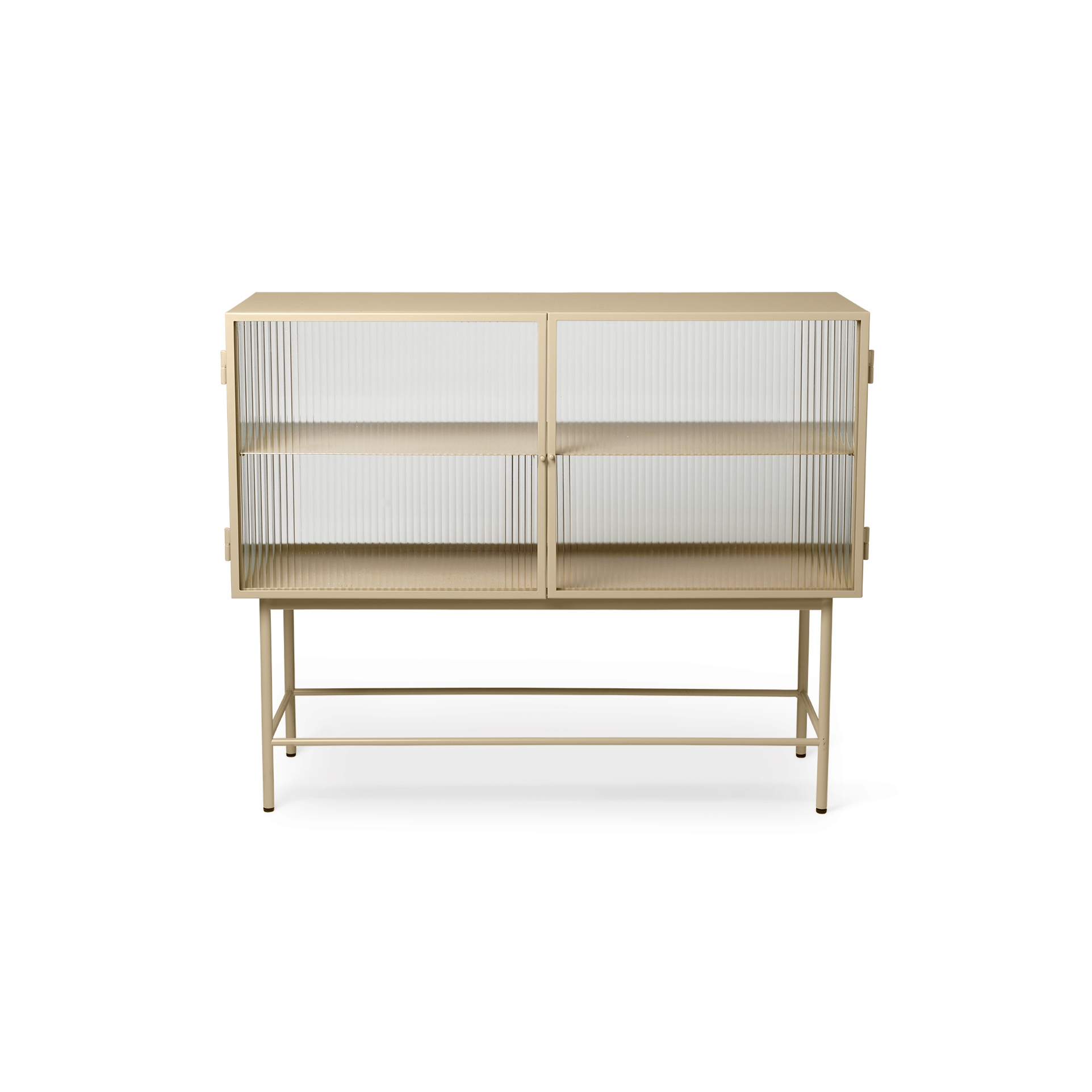 Haze Sideboard - Reeded glass - Cashmere