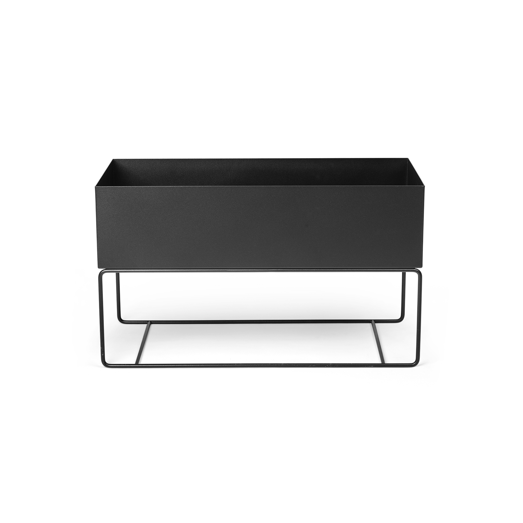 Display product Plant Box - Large - Black from manufacturer ferm LIVING