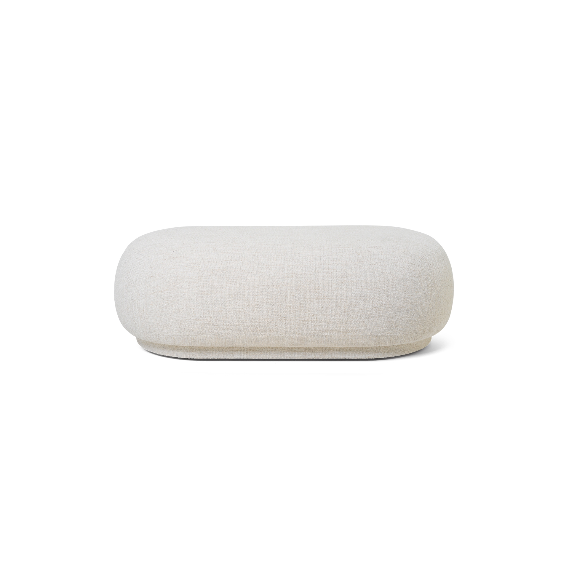 Rico Ottoman - Bouclé - Off-White